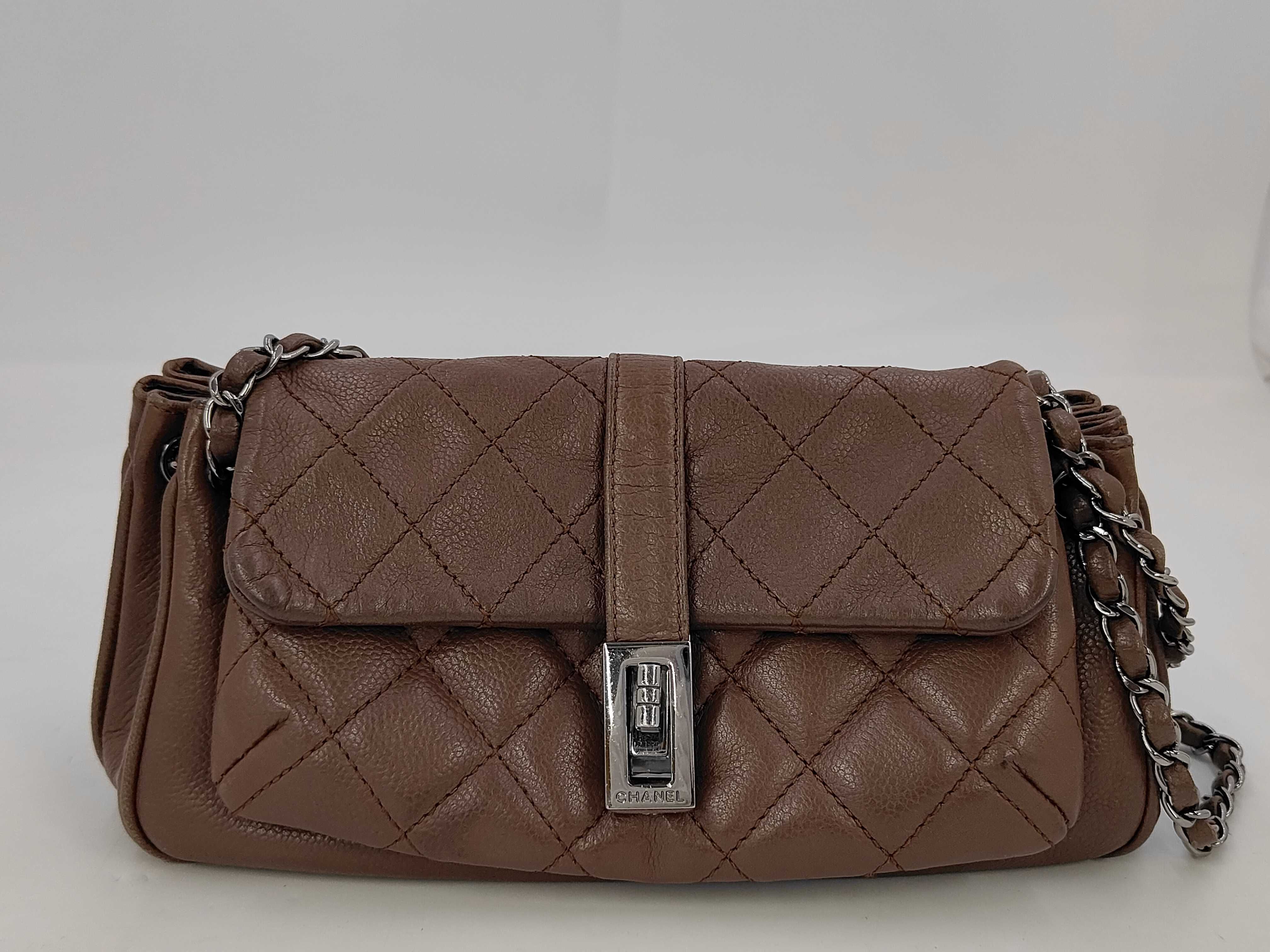 Matelassé 2.55 Shoulder Bag, Brown
