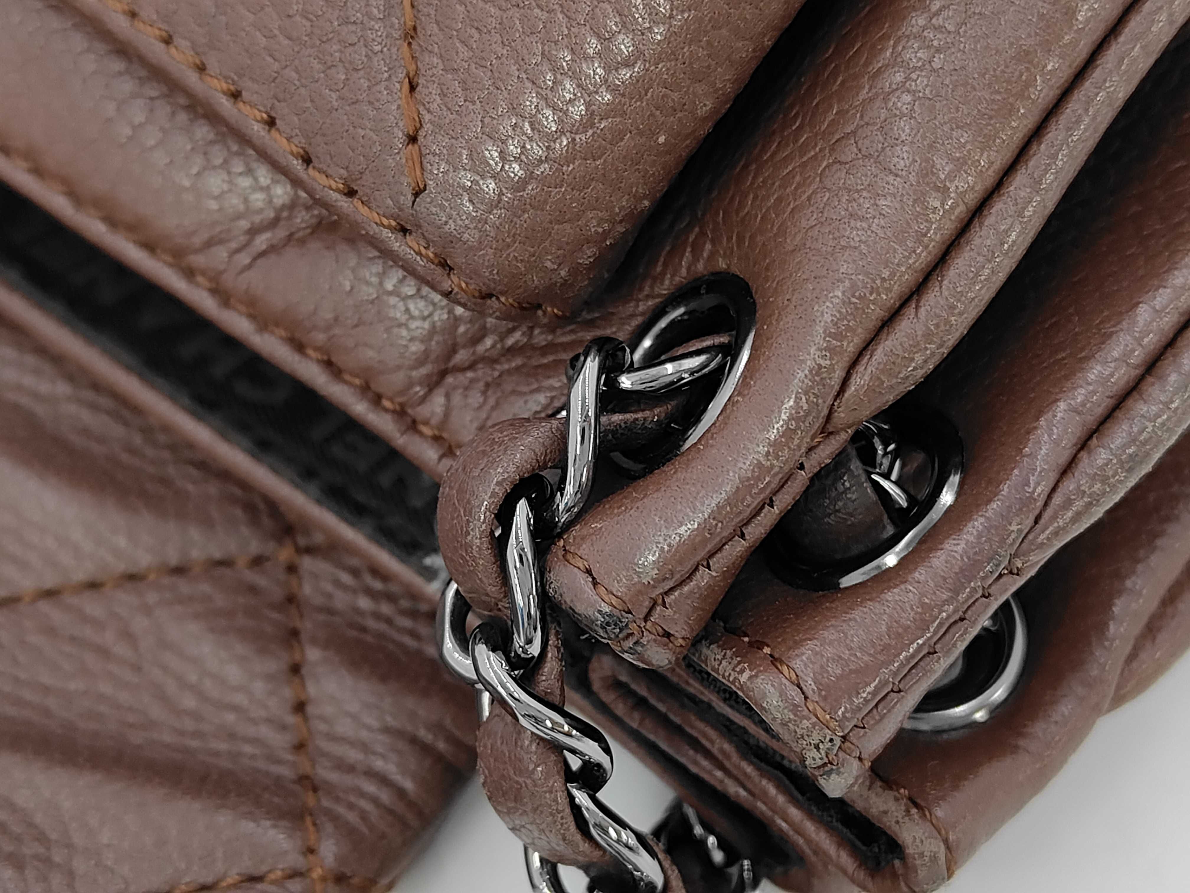 Matelassé 2.55 Shoulder Bag, Brown — view 6