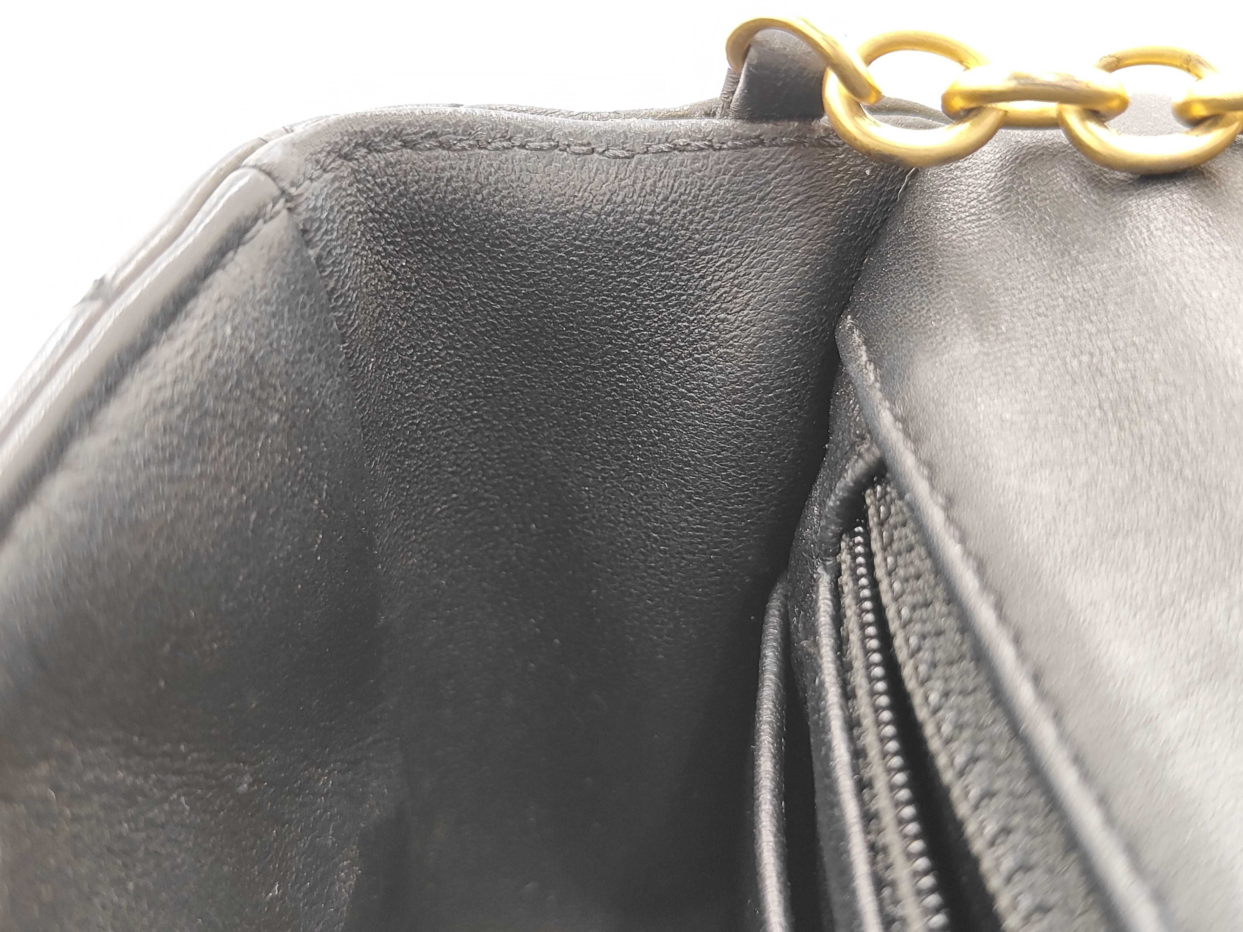 Black Lambskin Shoulder Bag — view 13