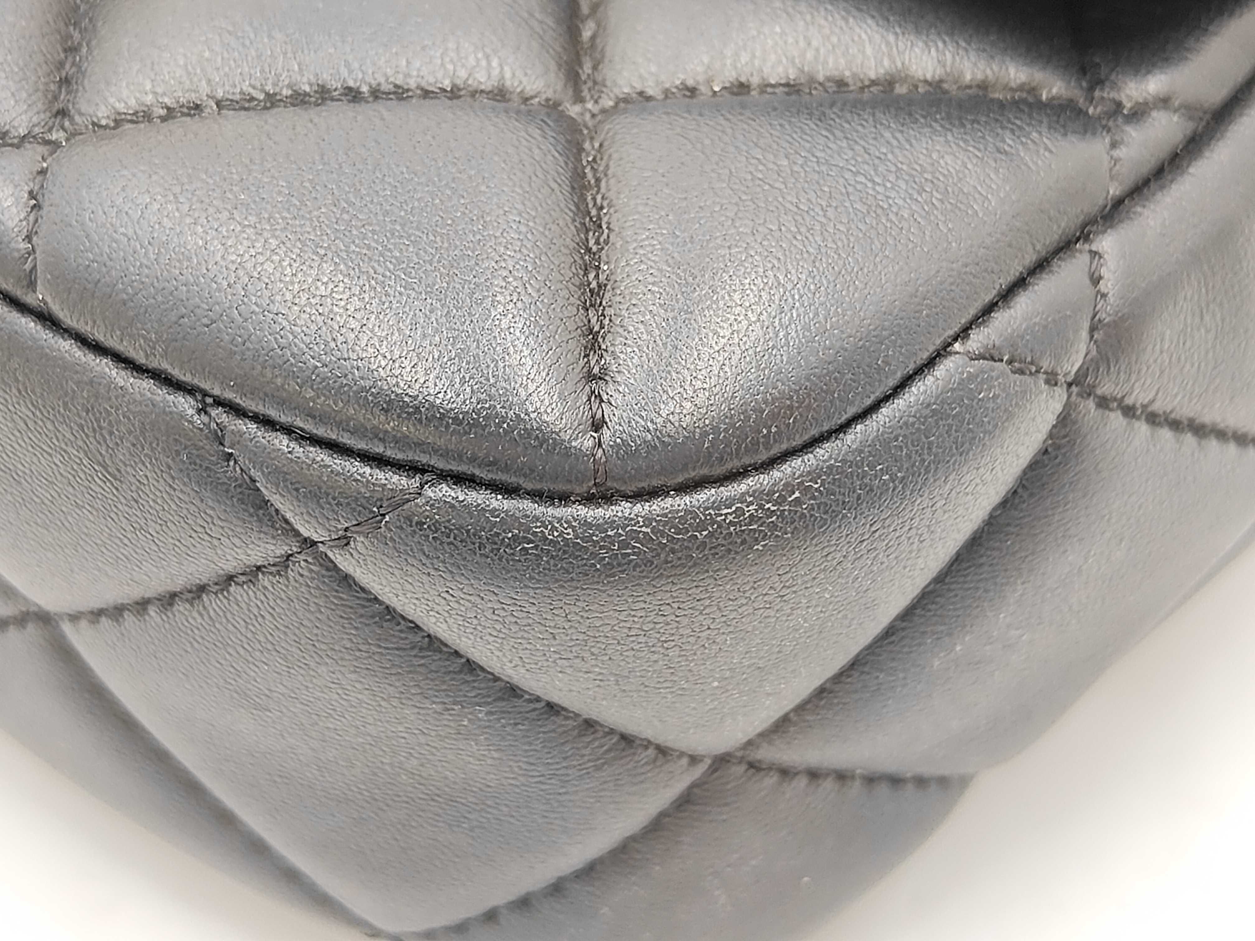 Black Lambskin Shoulder Bag — view 6
