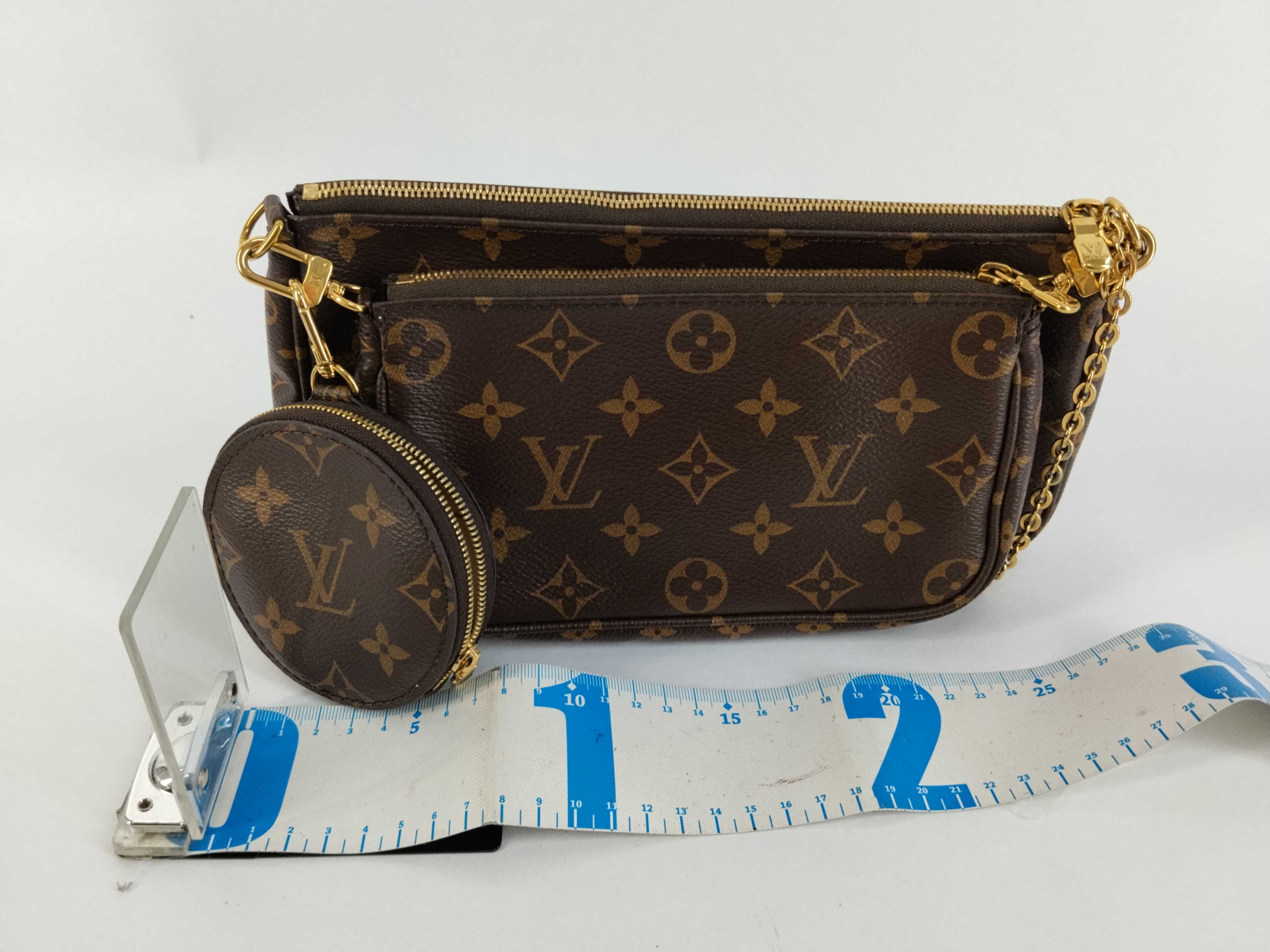 Monogram Louis Vuitton M44840 Multi Pochette Accessoires 2-Way Shoulder Bag with Pouch — view 2