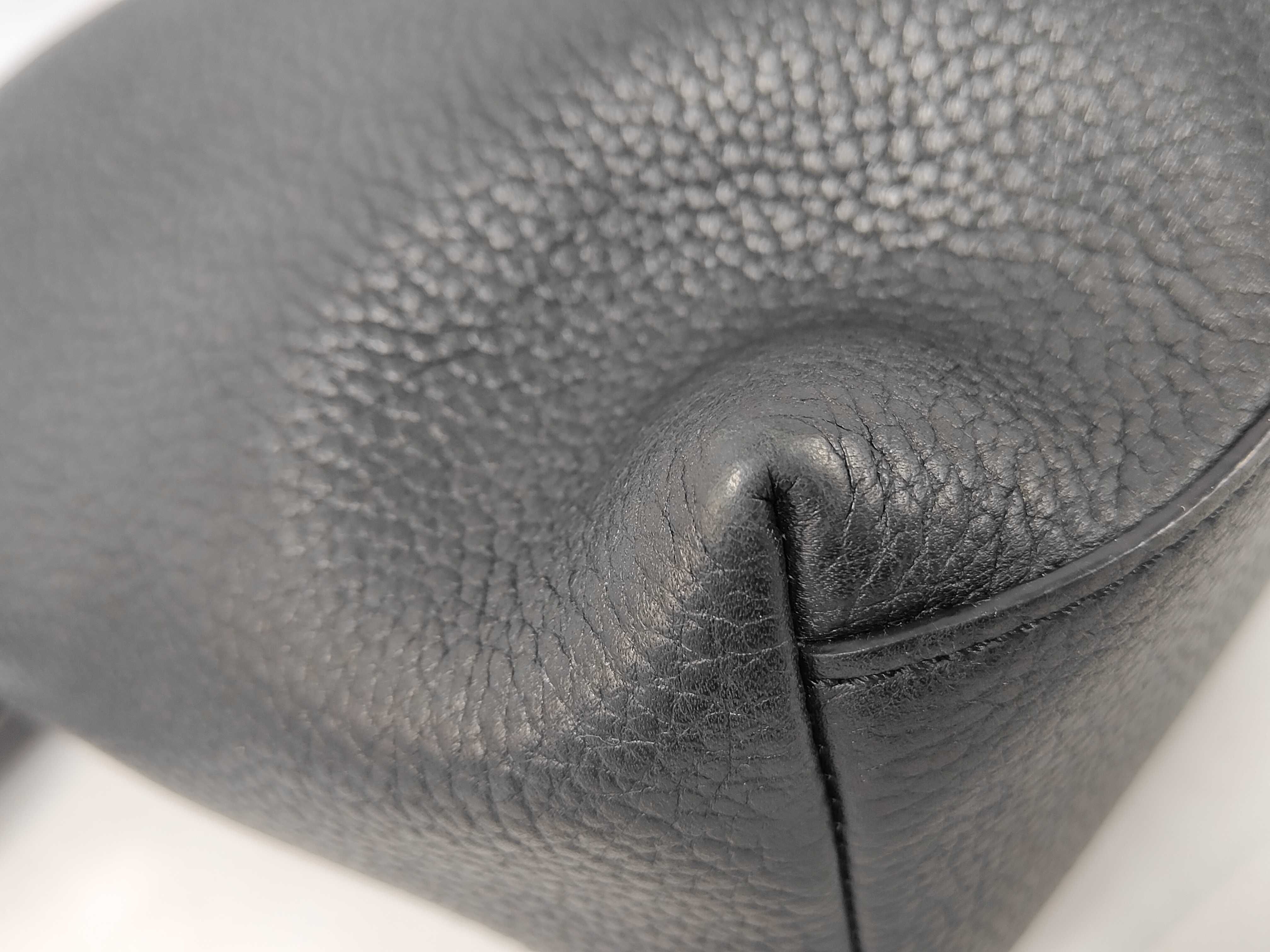 Noir Black Taurillon Leather Armand Messenger PM Shoulder Bag — view 4