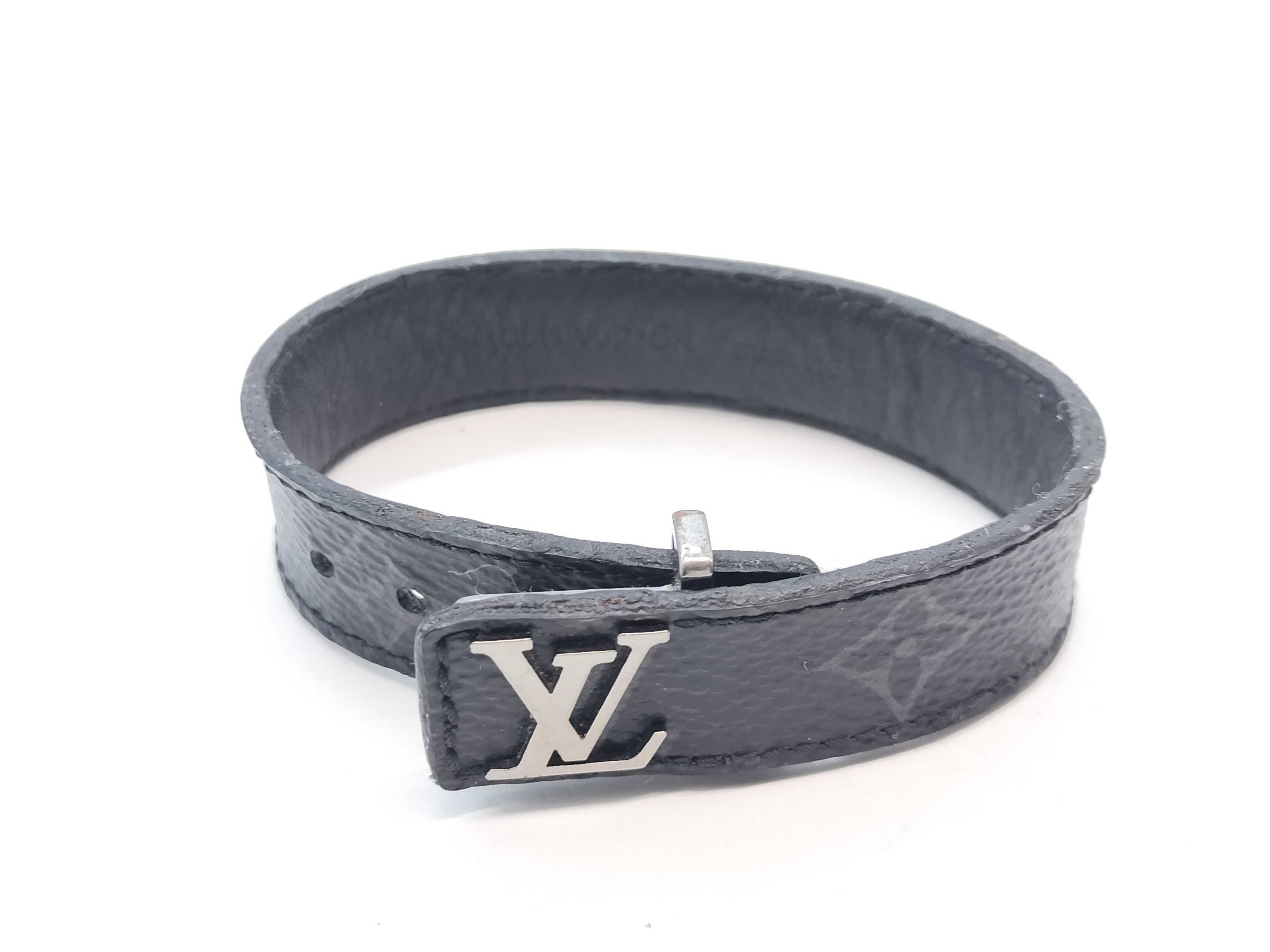Damier Graphite M6456 Bracelet LV Slim Bracelet/Bangle — view 3