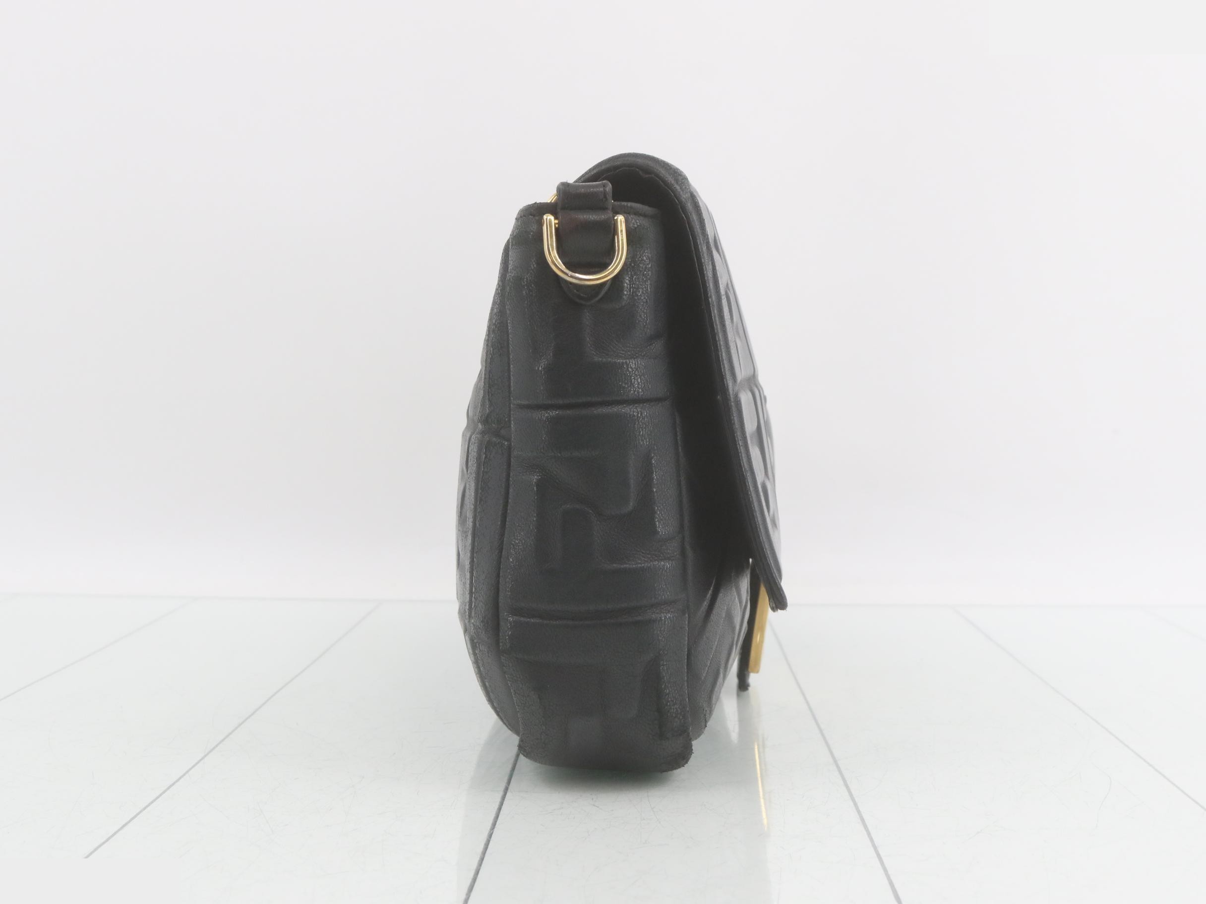 Zucca Leather 2-Way Shoulder Bag Handbag — view 4