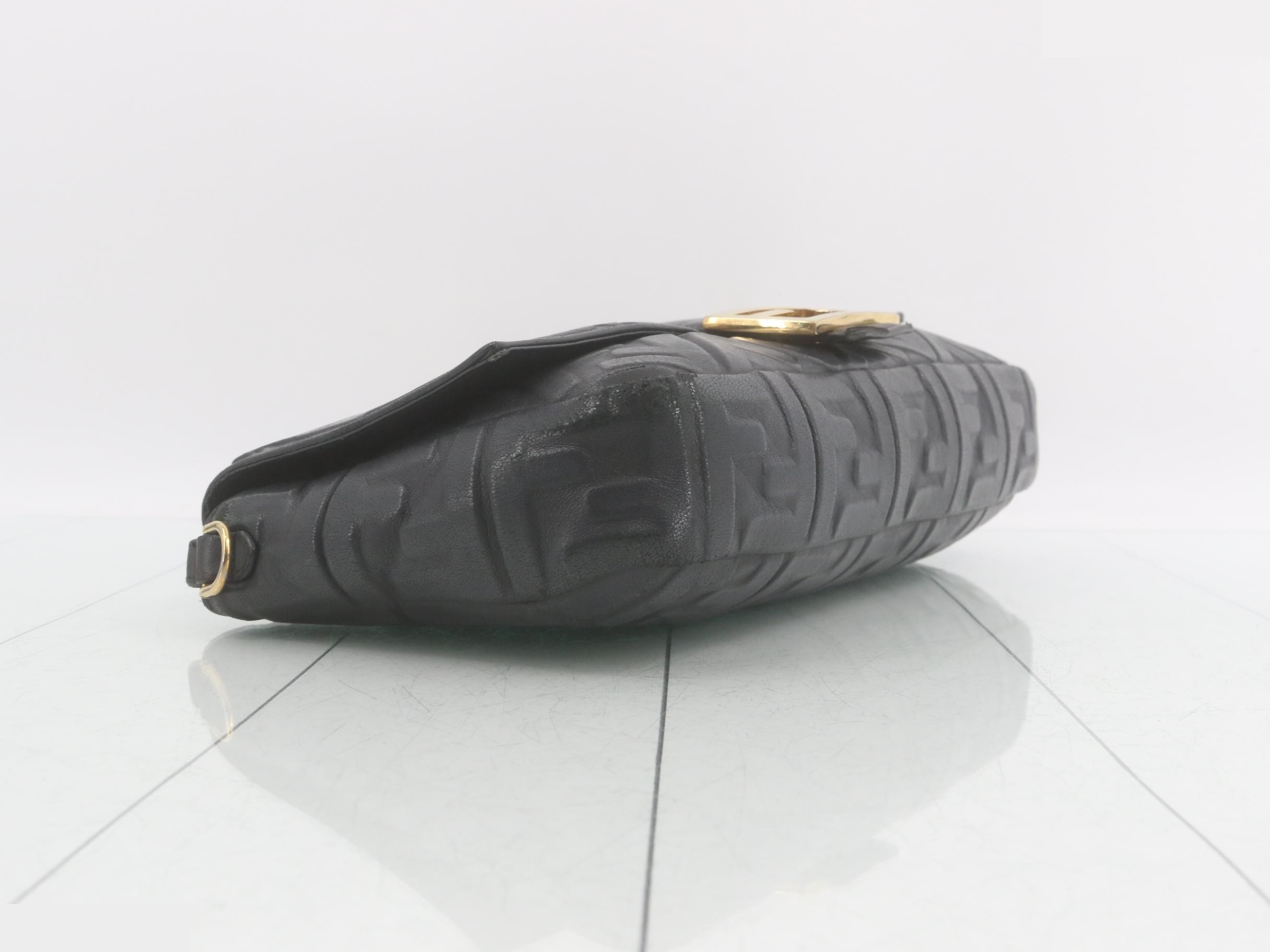 Zucca Leather 2-Way Shoulder Bag Handbag — view 5