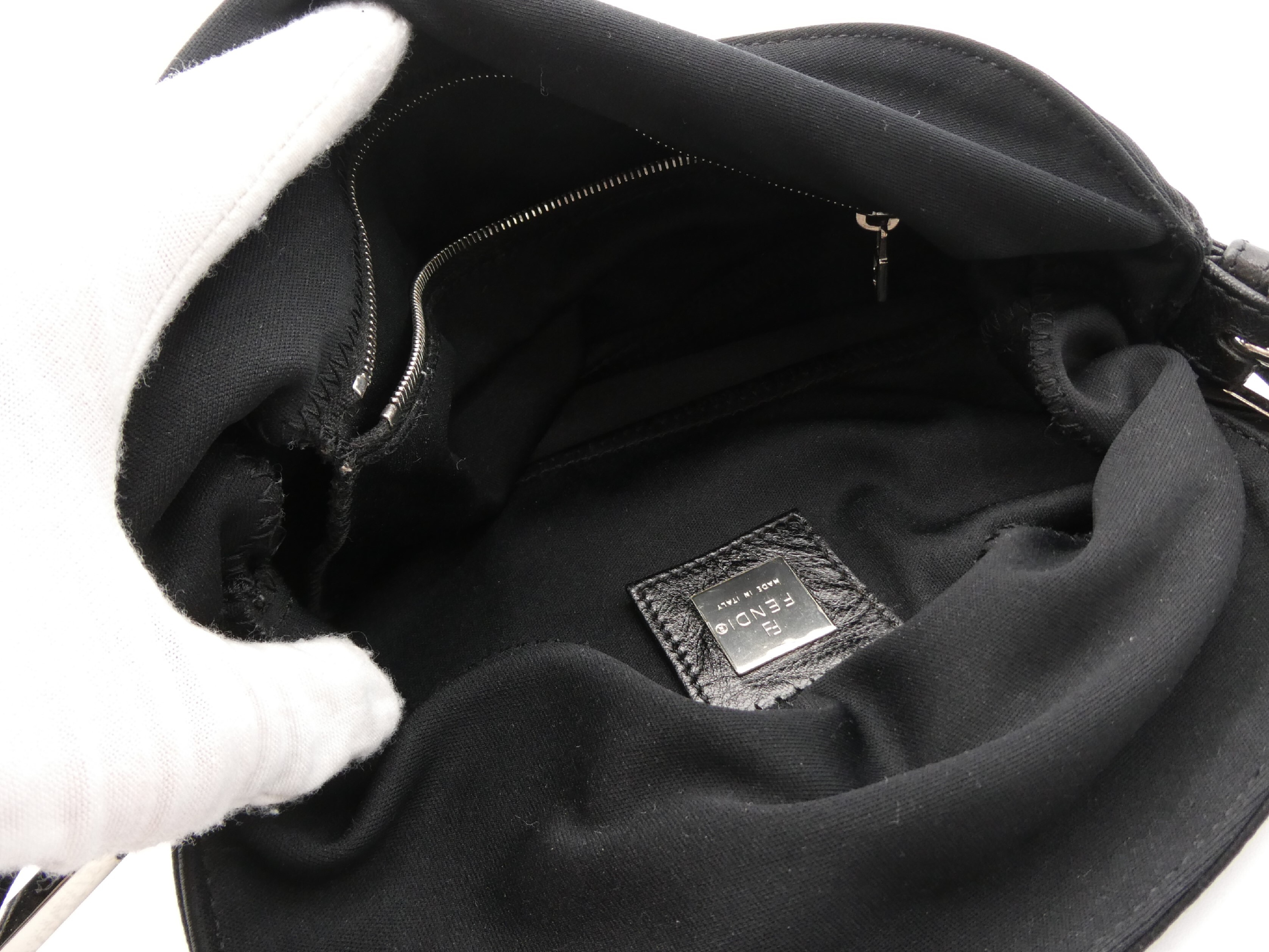 Mamma Nylon Leather Shoulder Bag — view 7