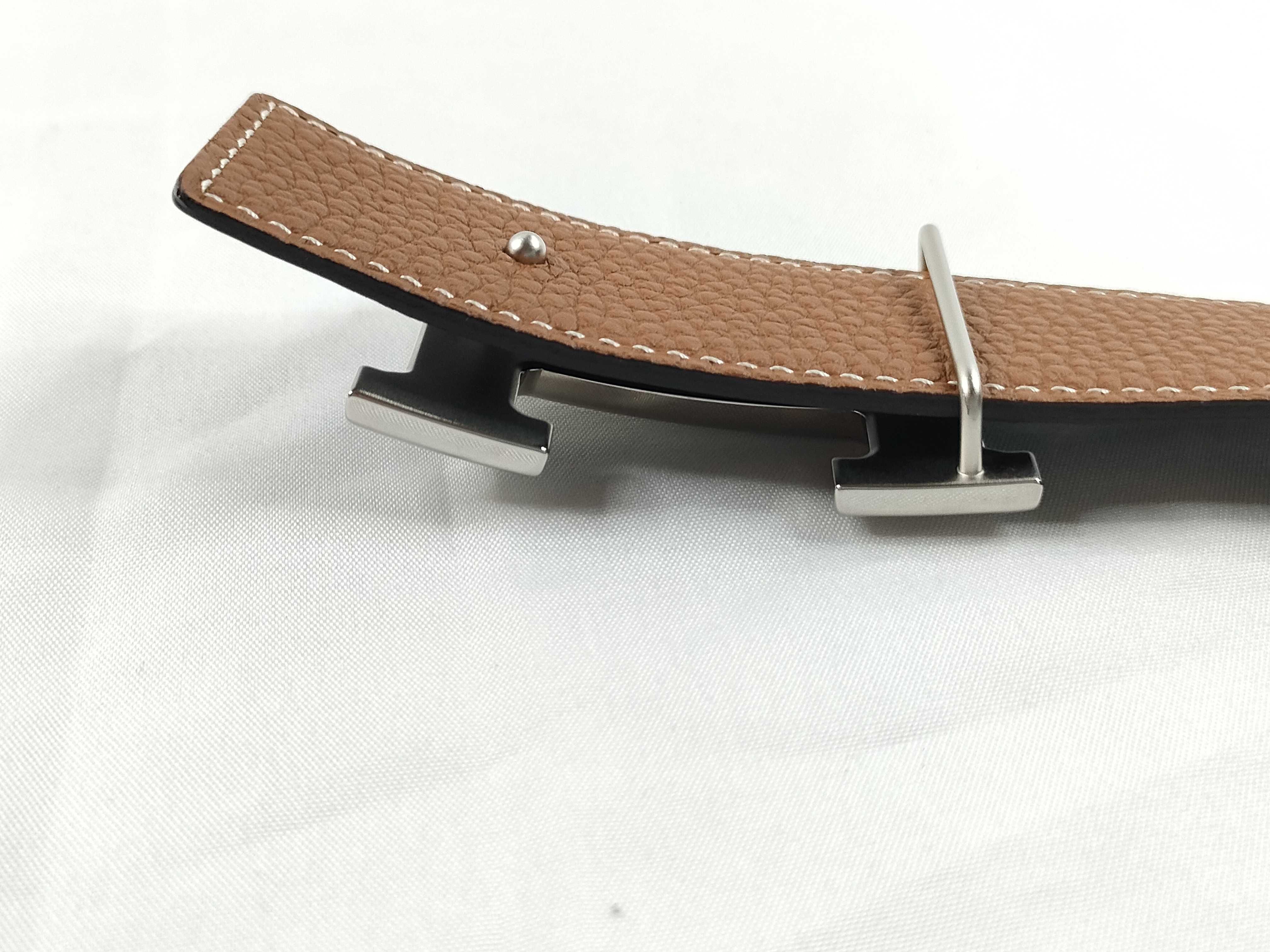 Constance Leather Belt, Silver — view 5