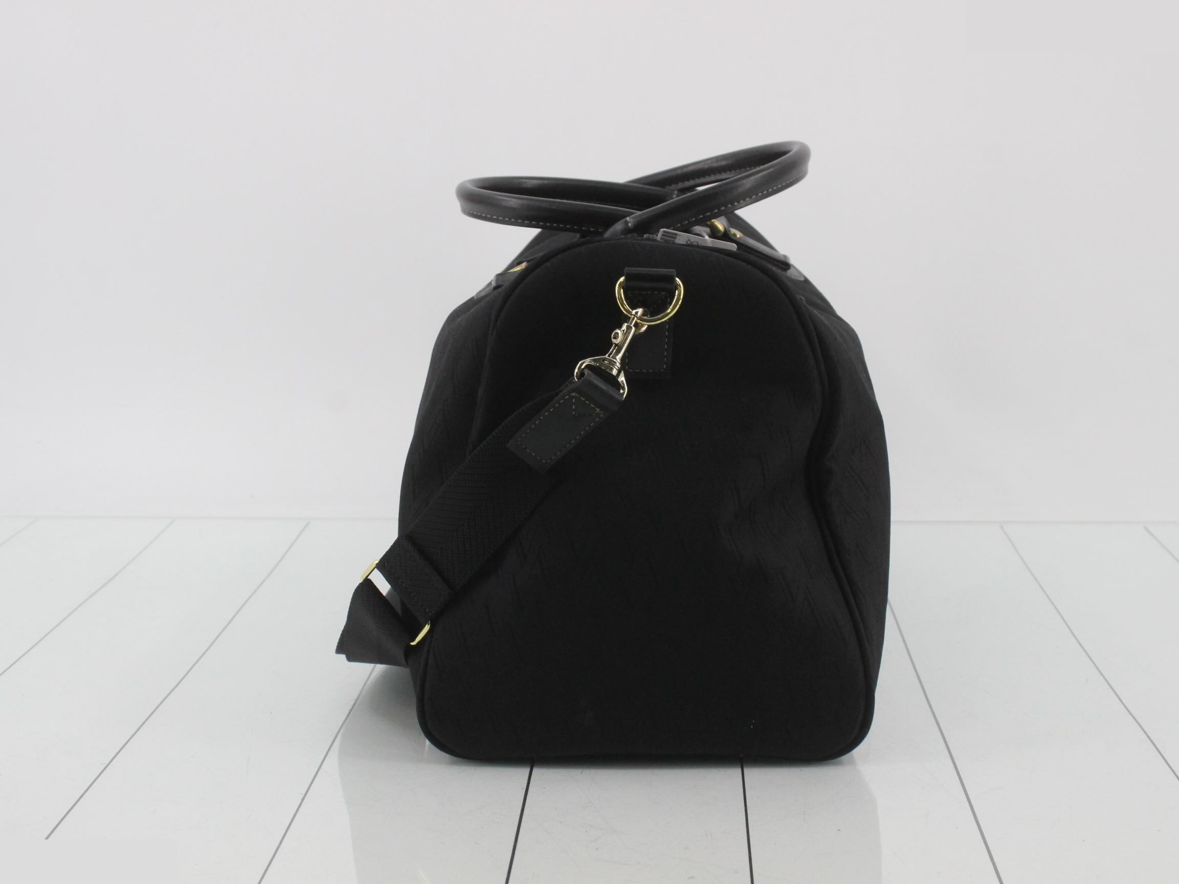Rudolf Valentino Boston Bag, 2-Way, Black — view 3