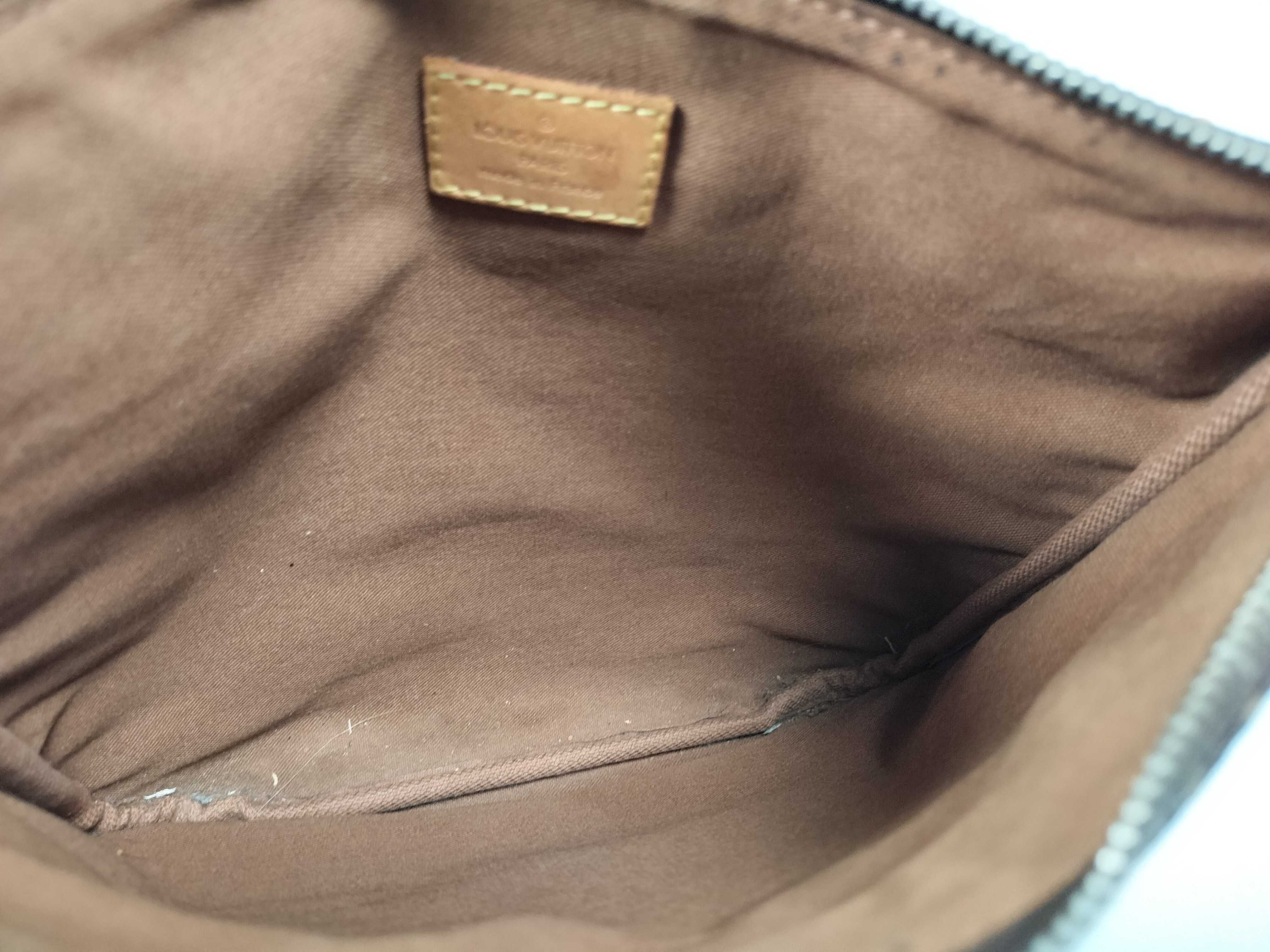 Monogram Louis Vuitton Brown Monogram M40044 Pochette Bosphore Shoulder Bag — view 11
