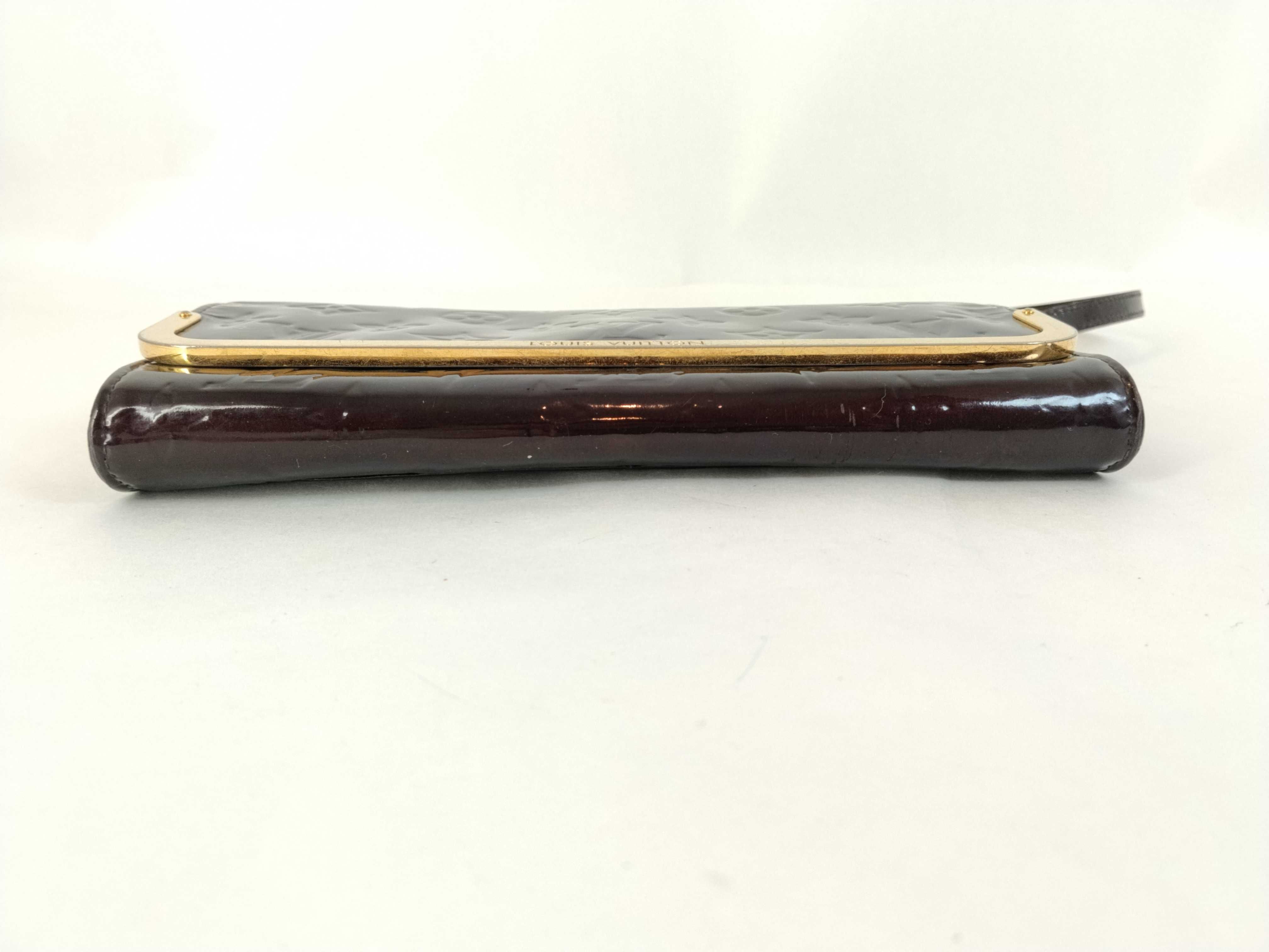 Vernis Louis Vuitton Vernis M91549 Rossmore MM Amarante 2-way Clutch Bag — view 7