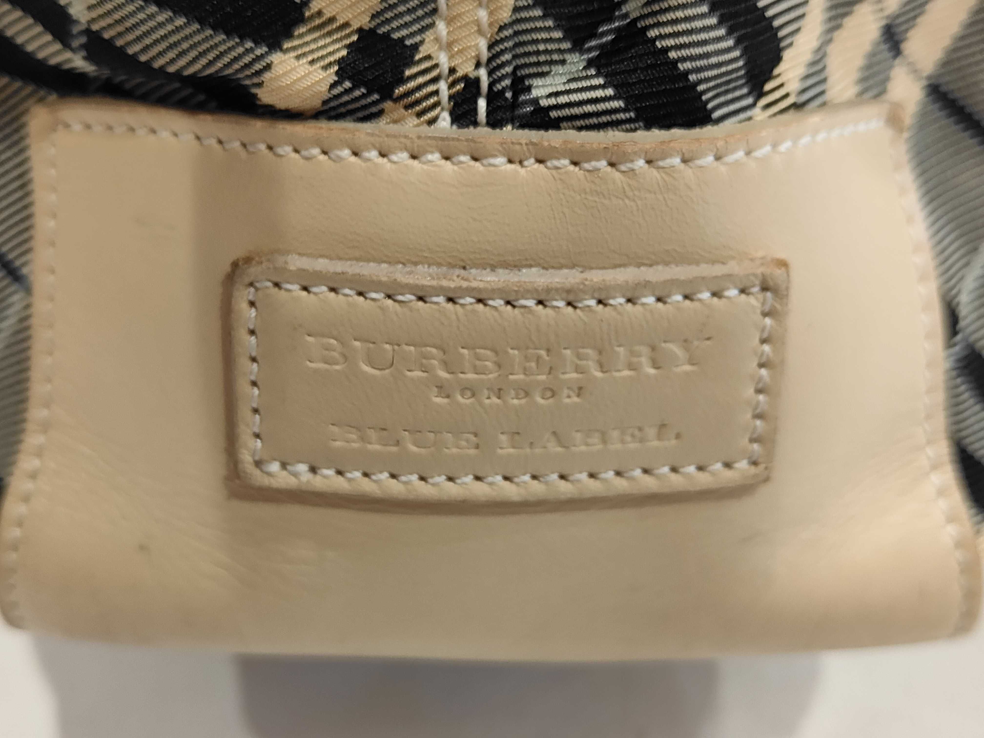 Blue Label Check Tote Bag — view 6