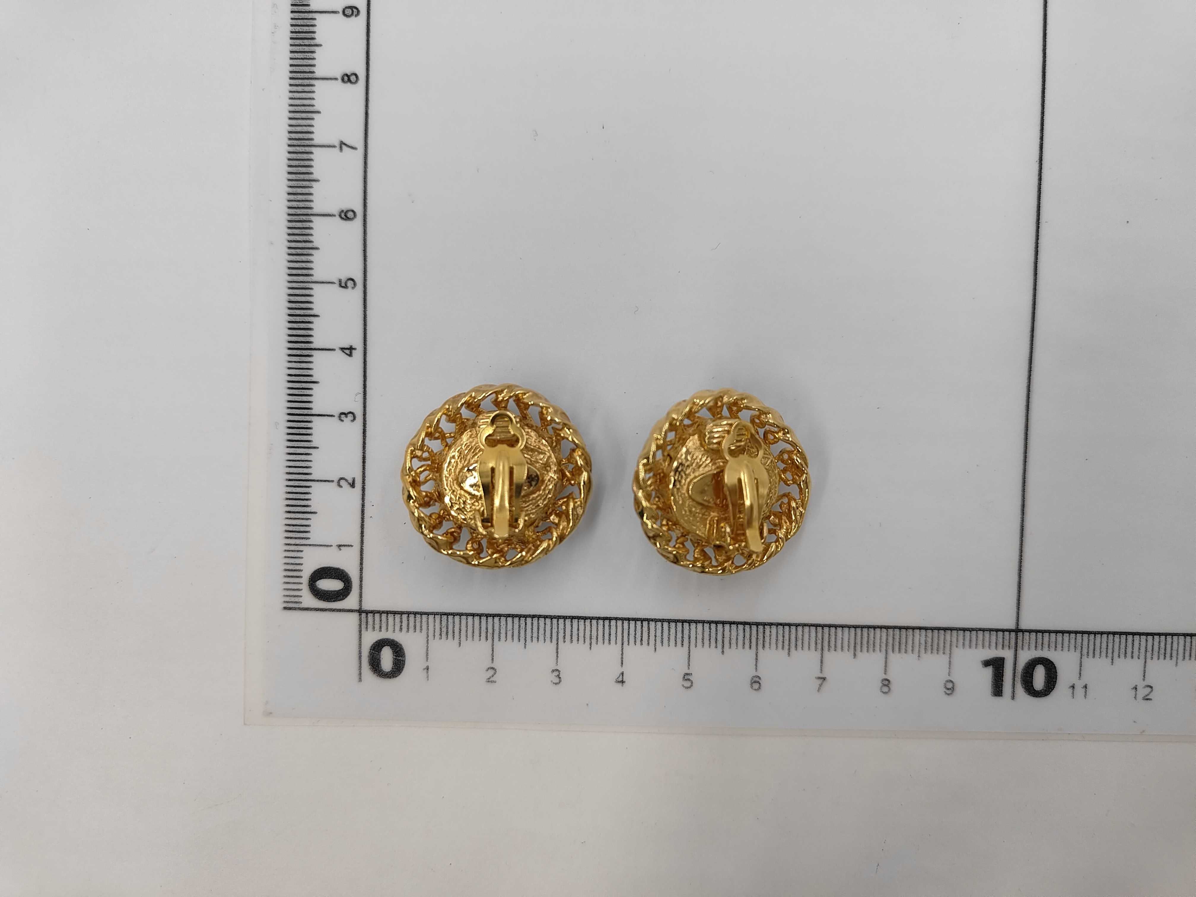 brand jewelry earrings with light blue stones. — view 5