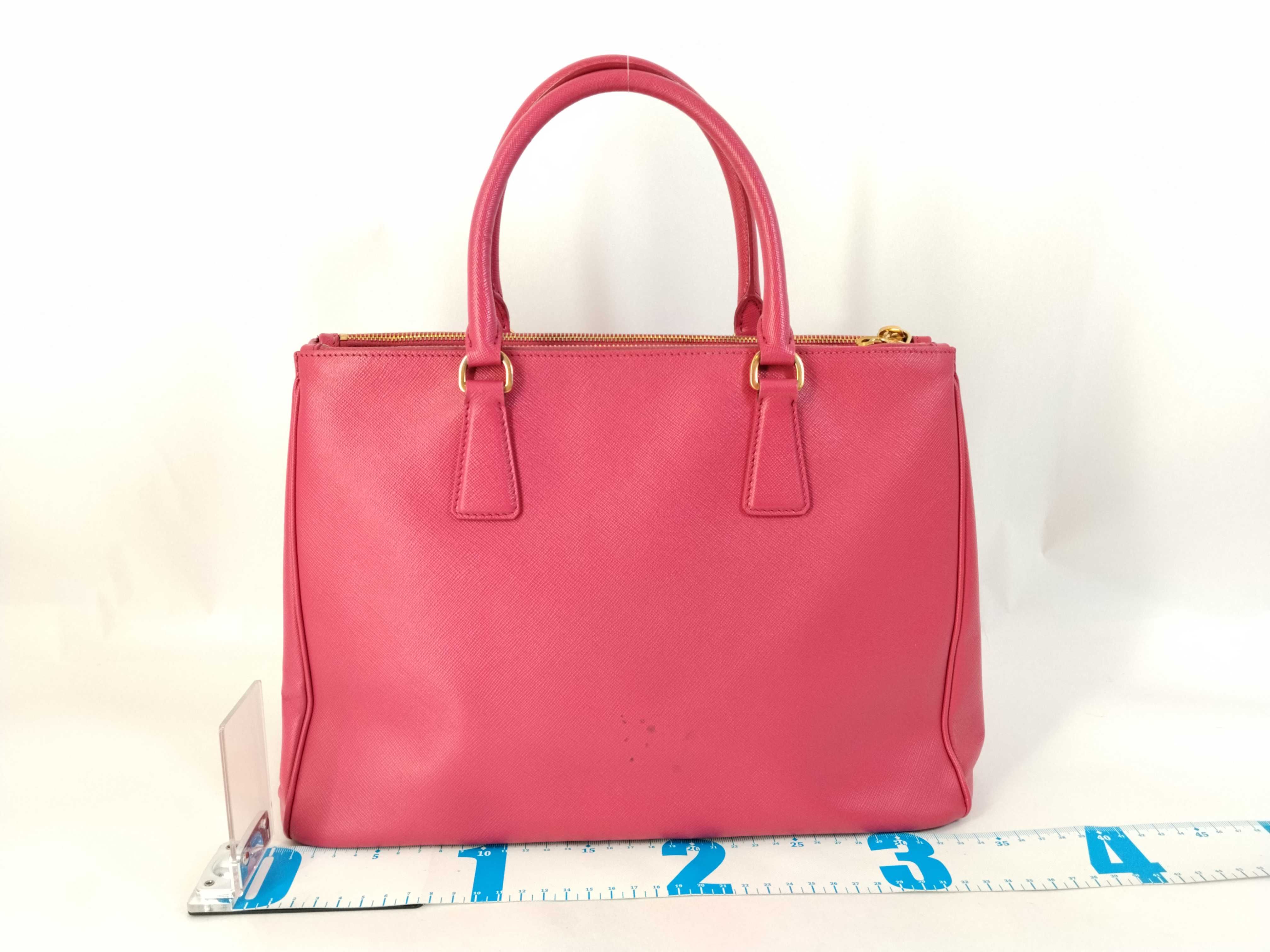 Saffiano Lux Tote Bag Pink Handbag — view 2