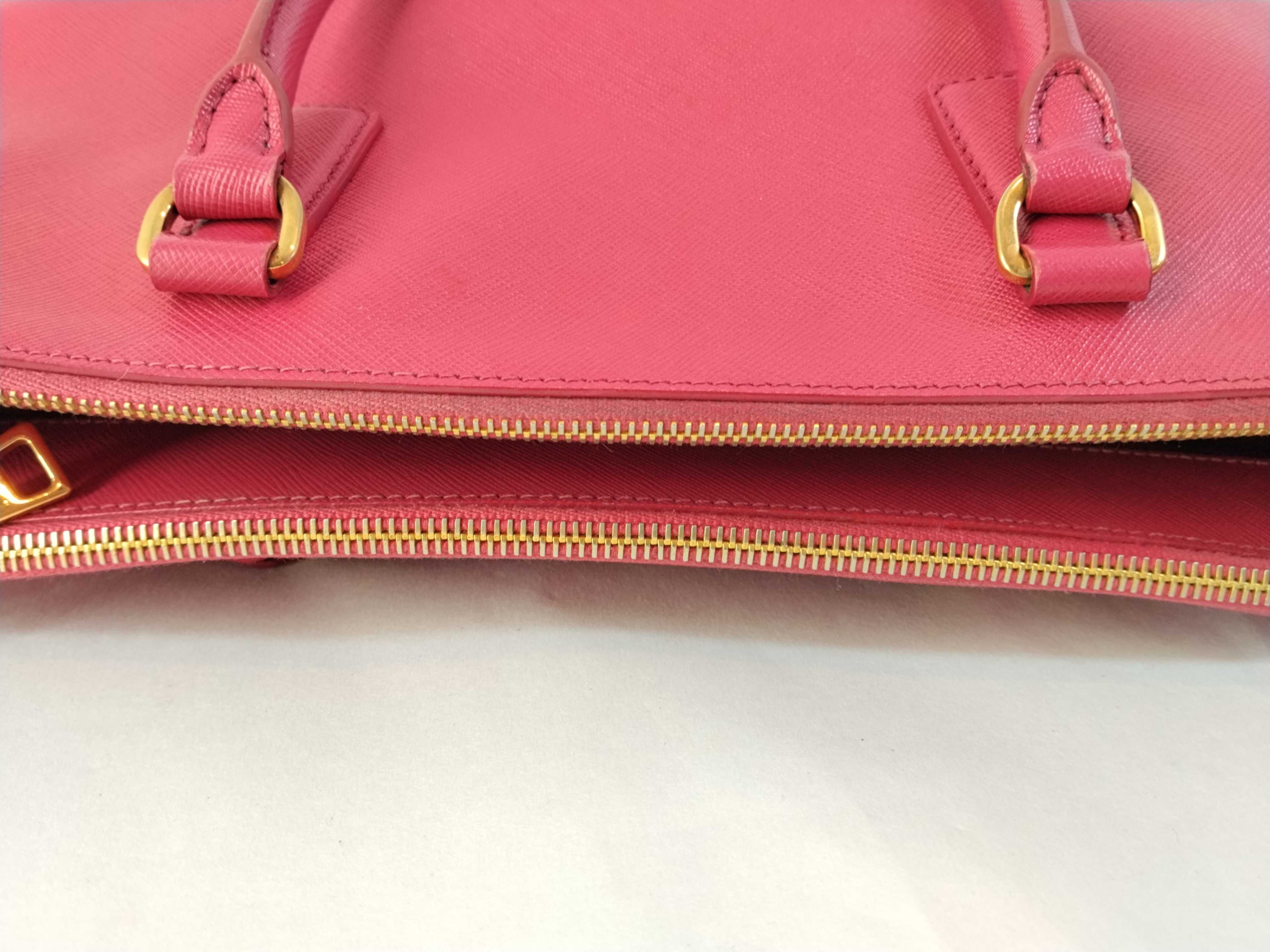 Saffiano Lux Tote Bag Pink Handbag — view 9