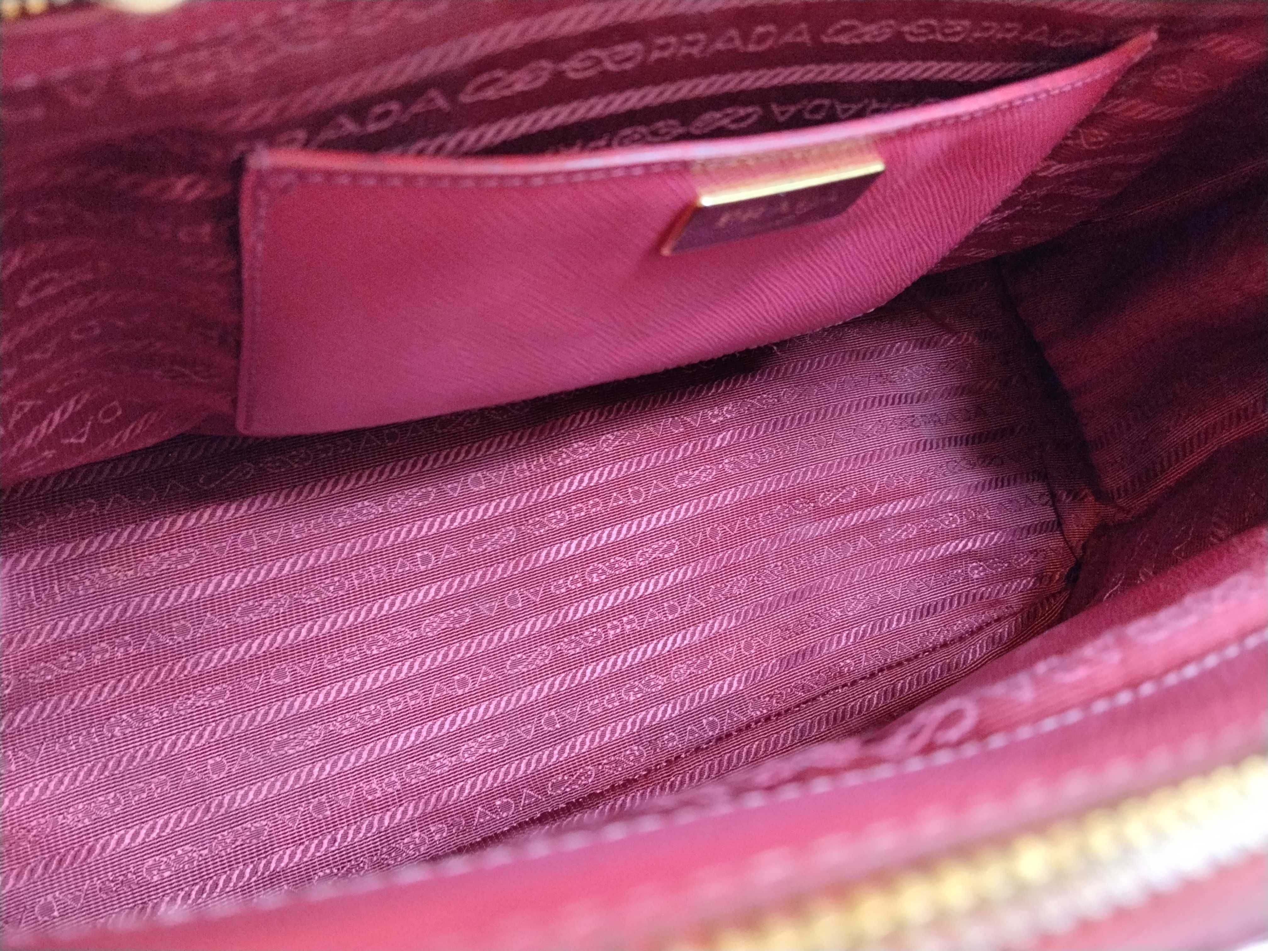 Saffiano Lux Tote Bag Pink Handbag — view 10