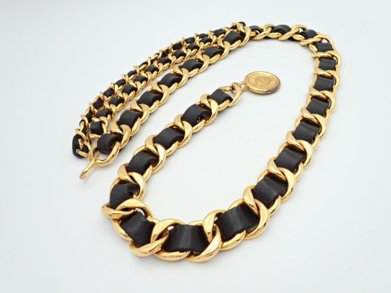 chain belt, Coco Mark, vintage, chain approximately 83cm — view 2