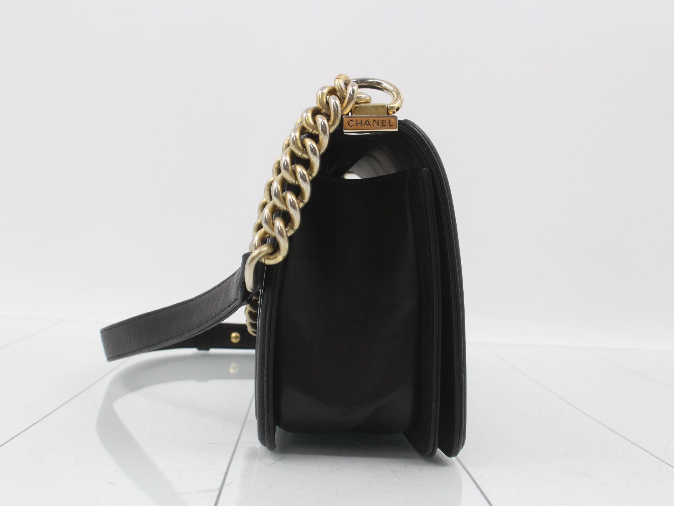 Boy Chanel Chain Shoulder Bag — view 4