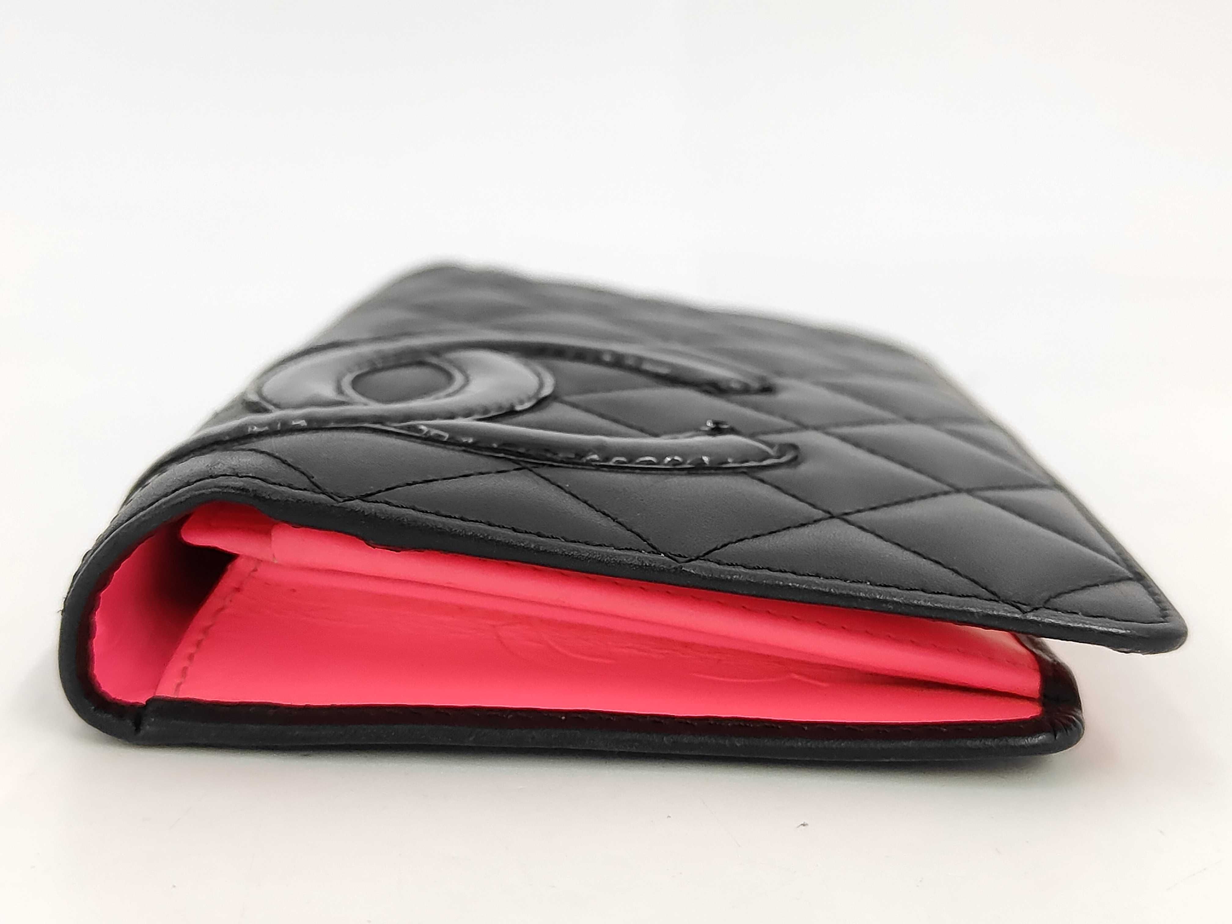 Cambon Line Lambskin Long Wallet — view 8