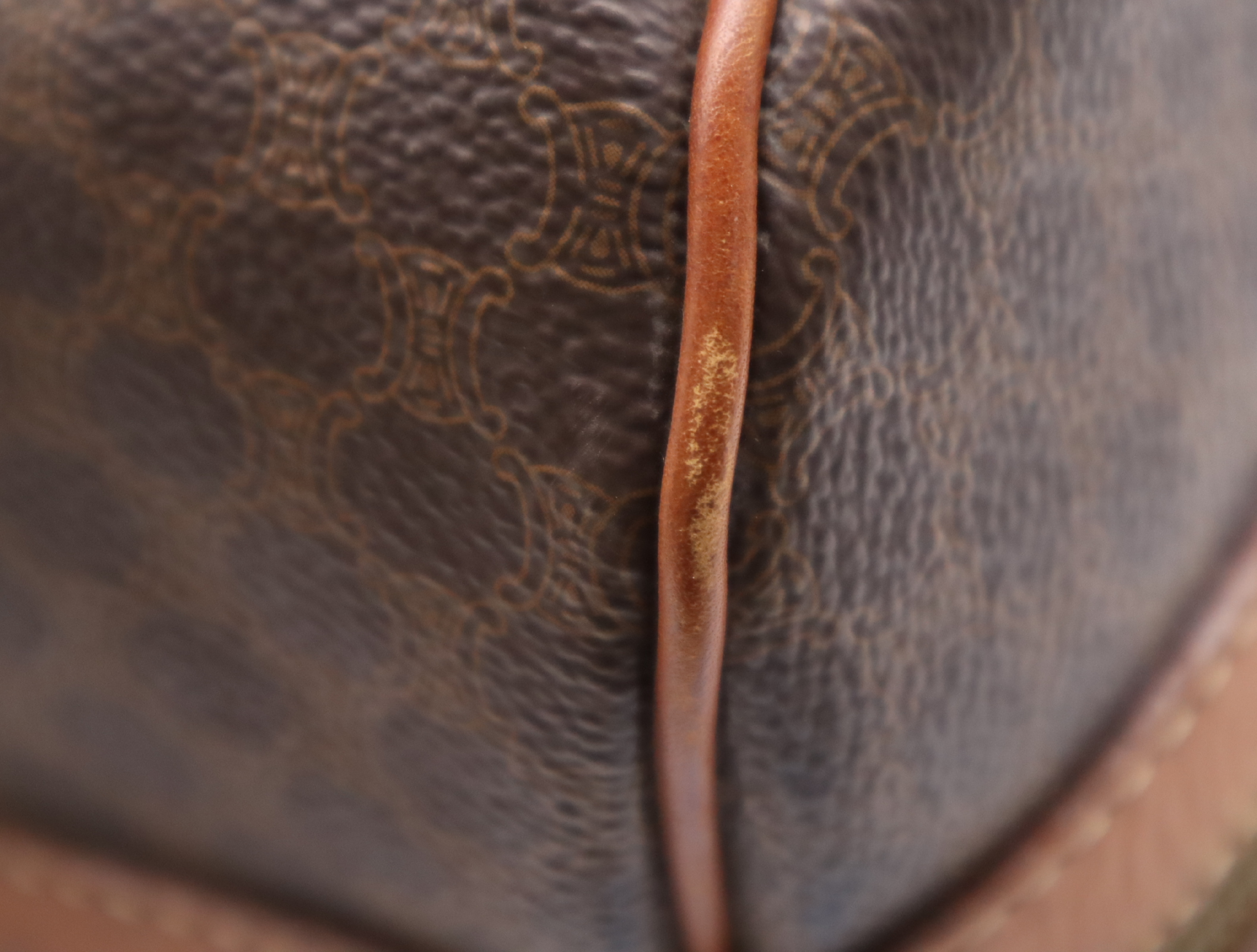 Leather Macadam Pattern Boston Bag with Key and Clochette — view 11