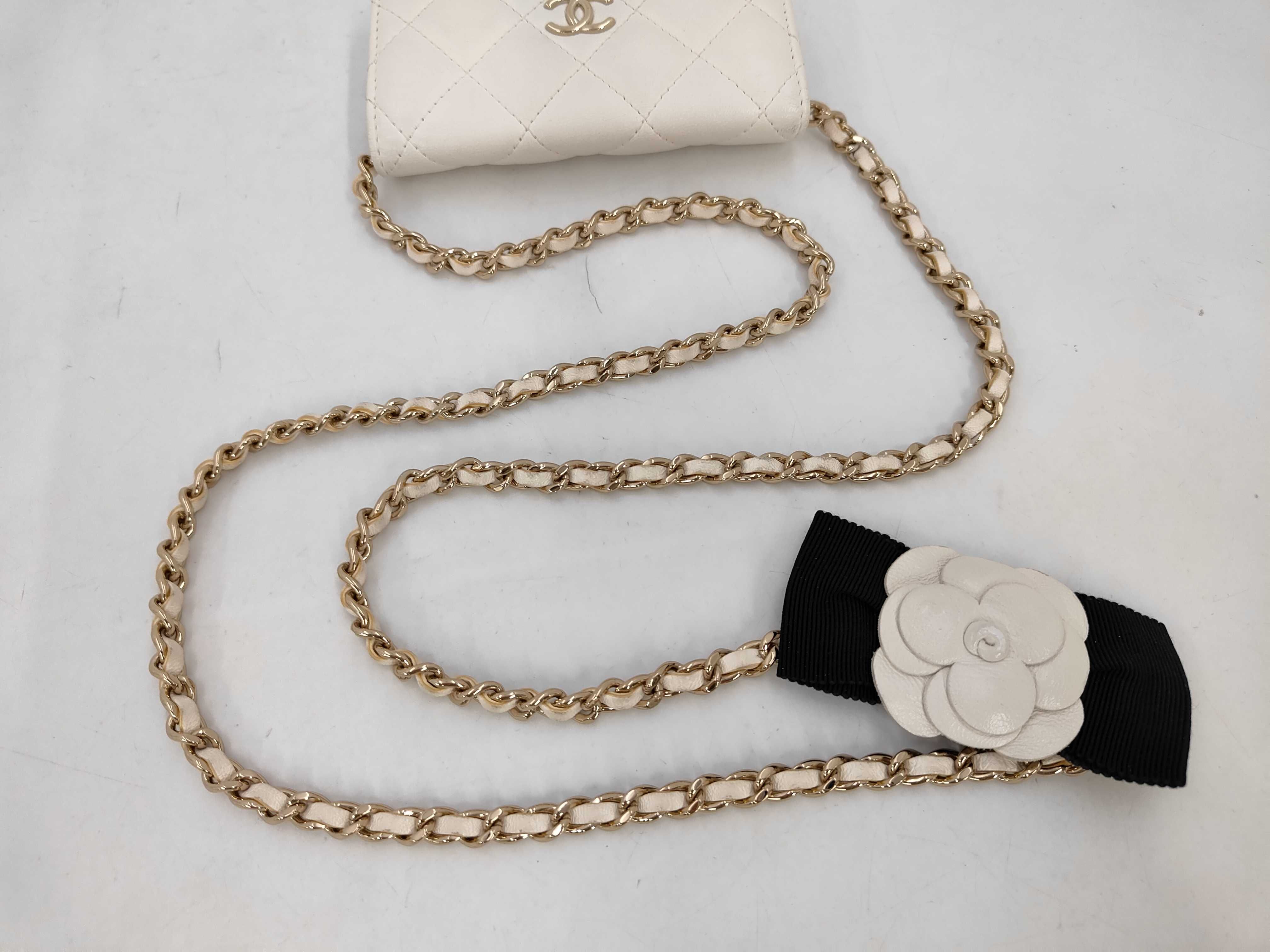Matelassé Chain Shoulder Bag — view 5