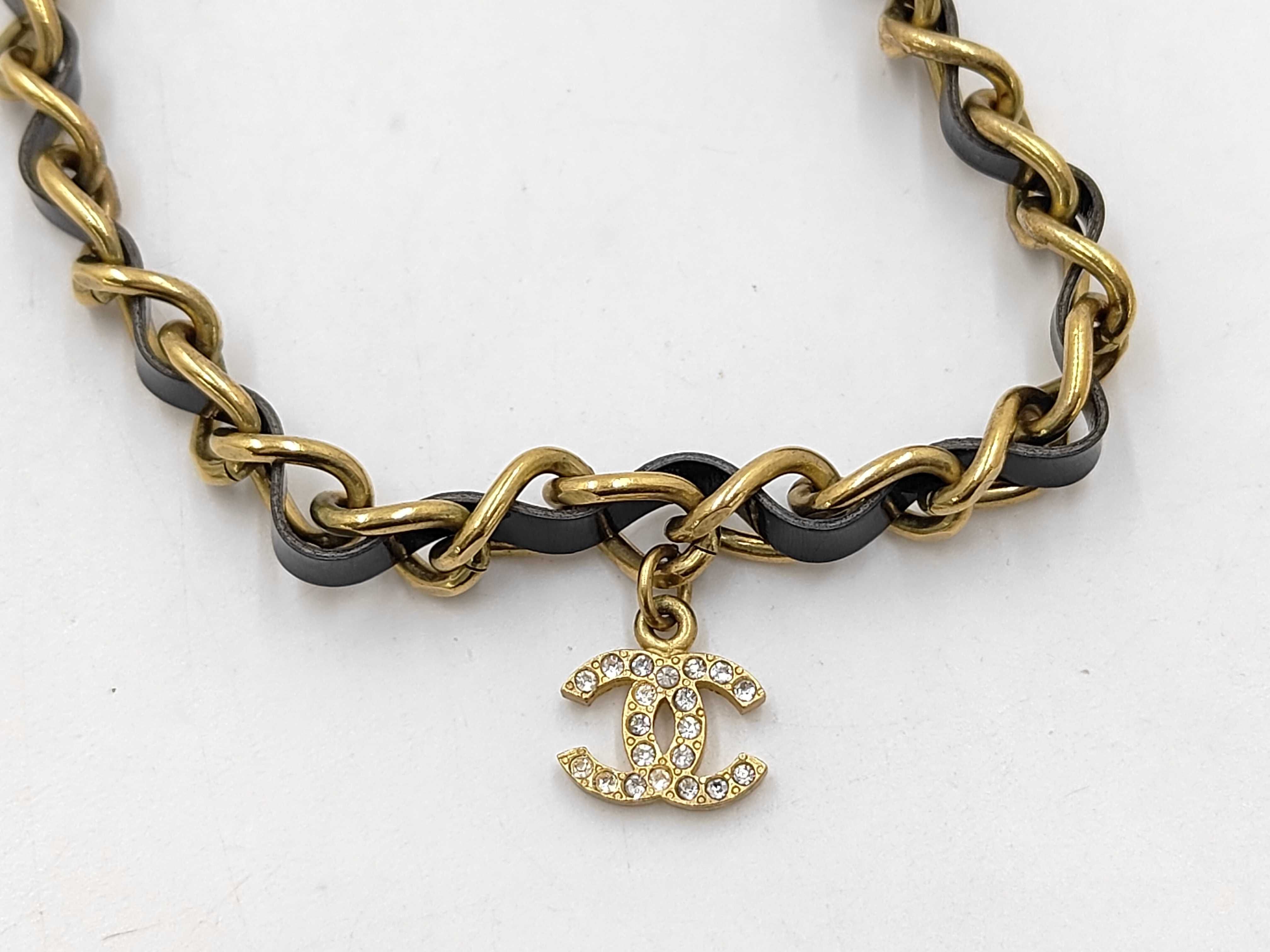 necklace, Coco Mark chain, black necklace
