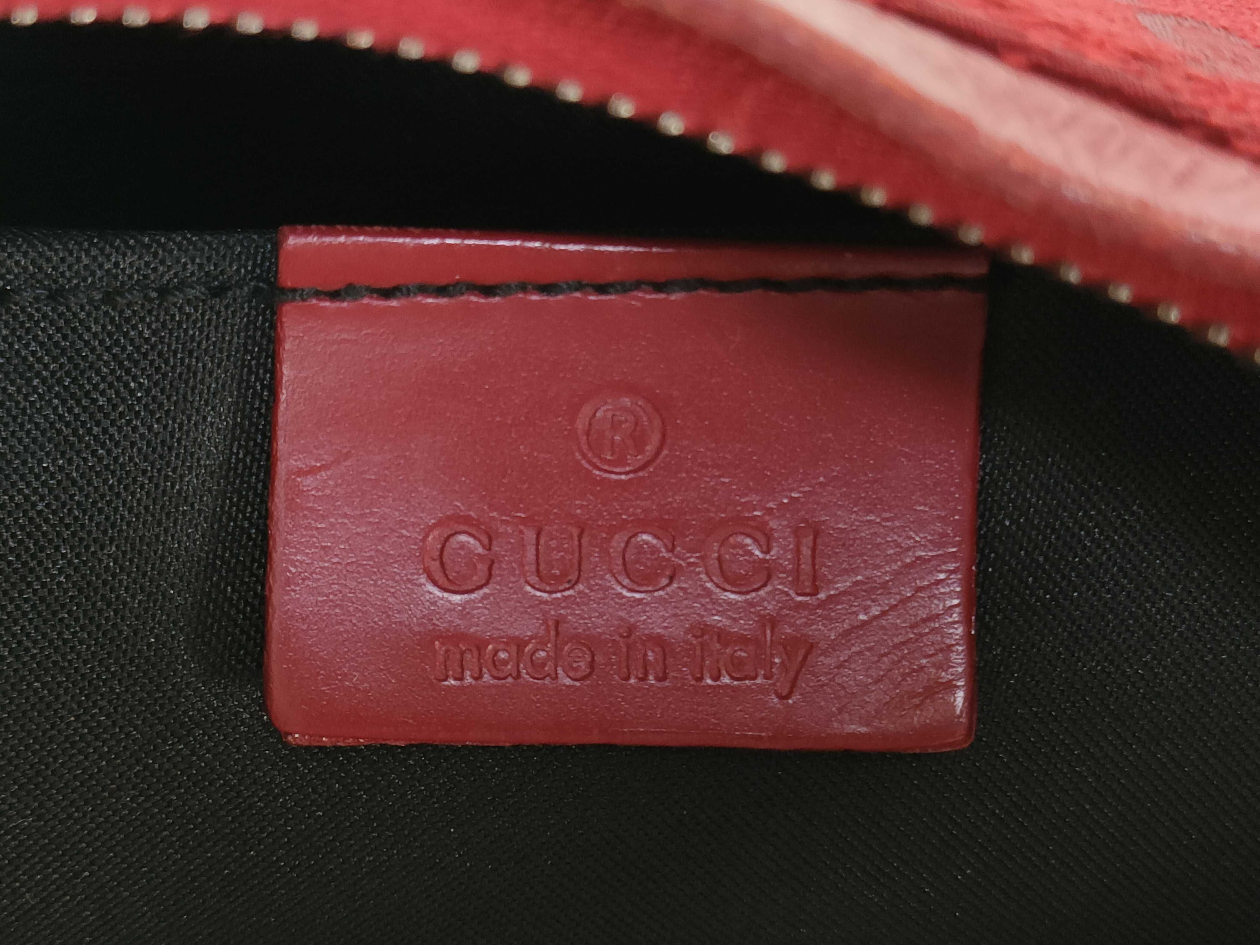 GG Canvas Hobo Bag, Red Handbag — view 11