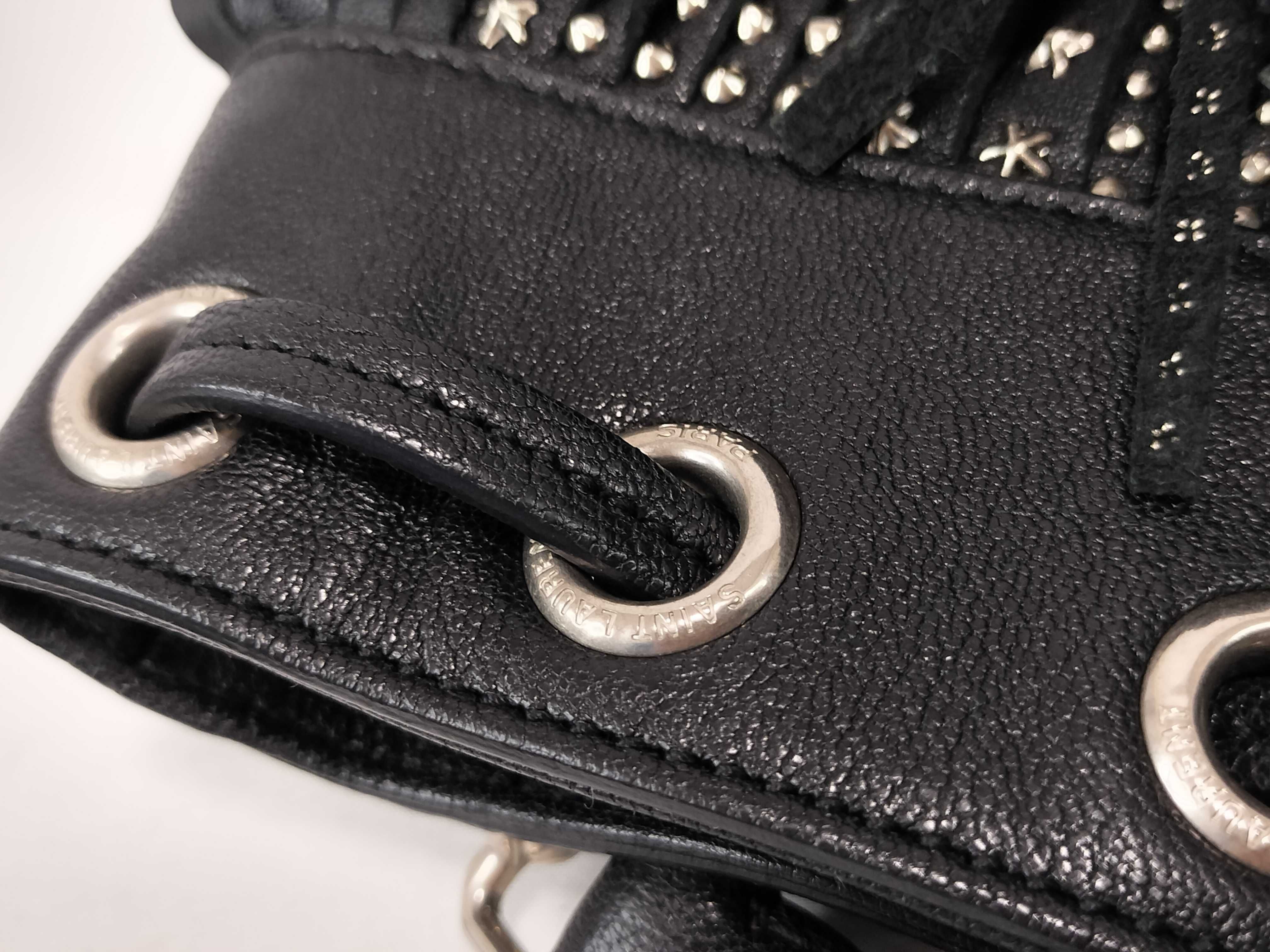 Emmanuel Leather 2-Way Handbag, Black, 357603 (Handbag) — view 15