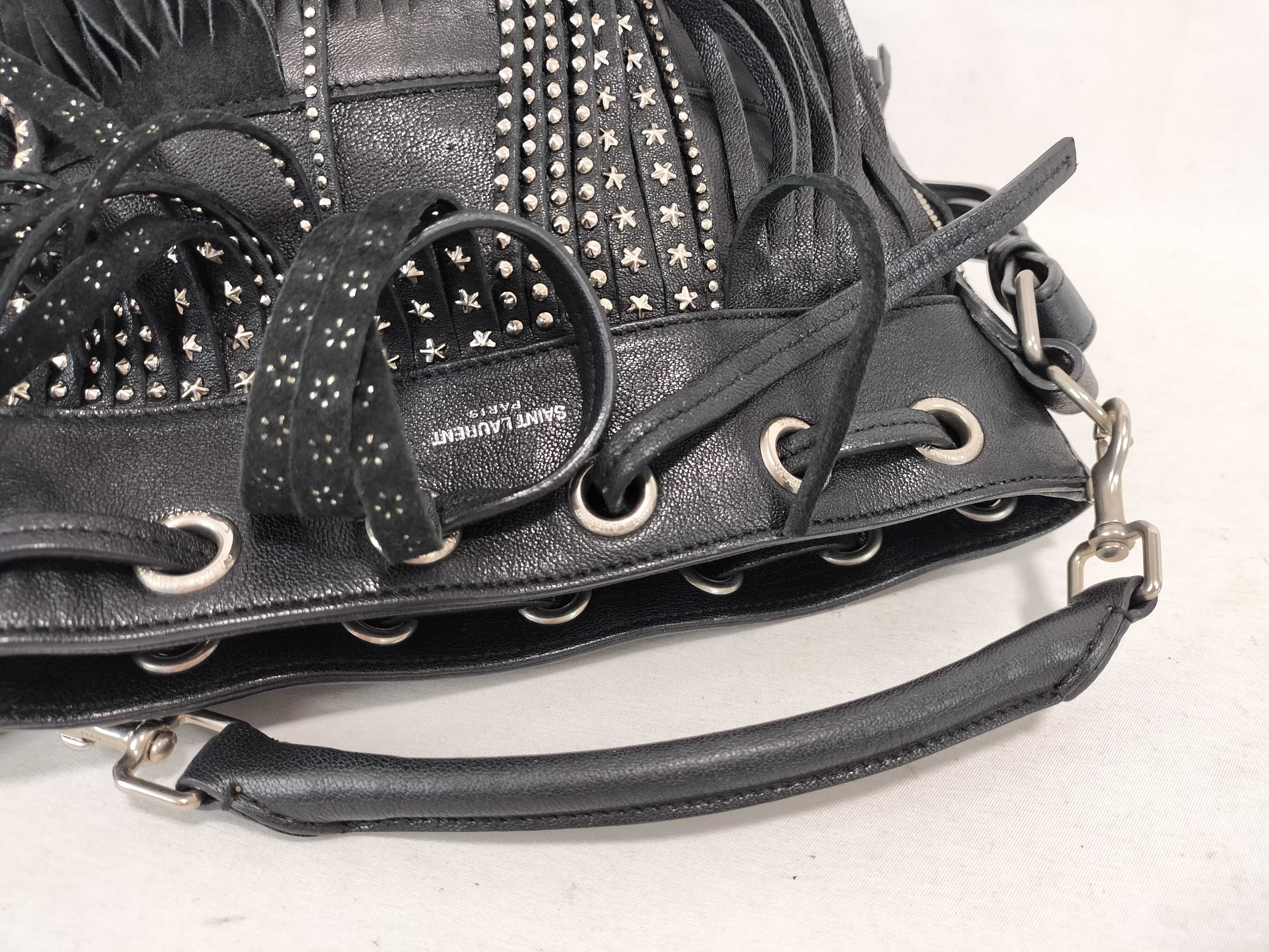 Emmanuel Leather 2-Way Handbag, Black, 357603 (Handbag) — view 3