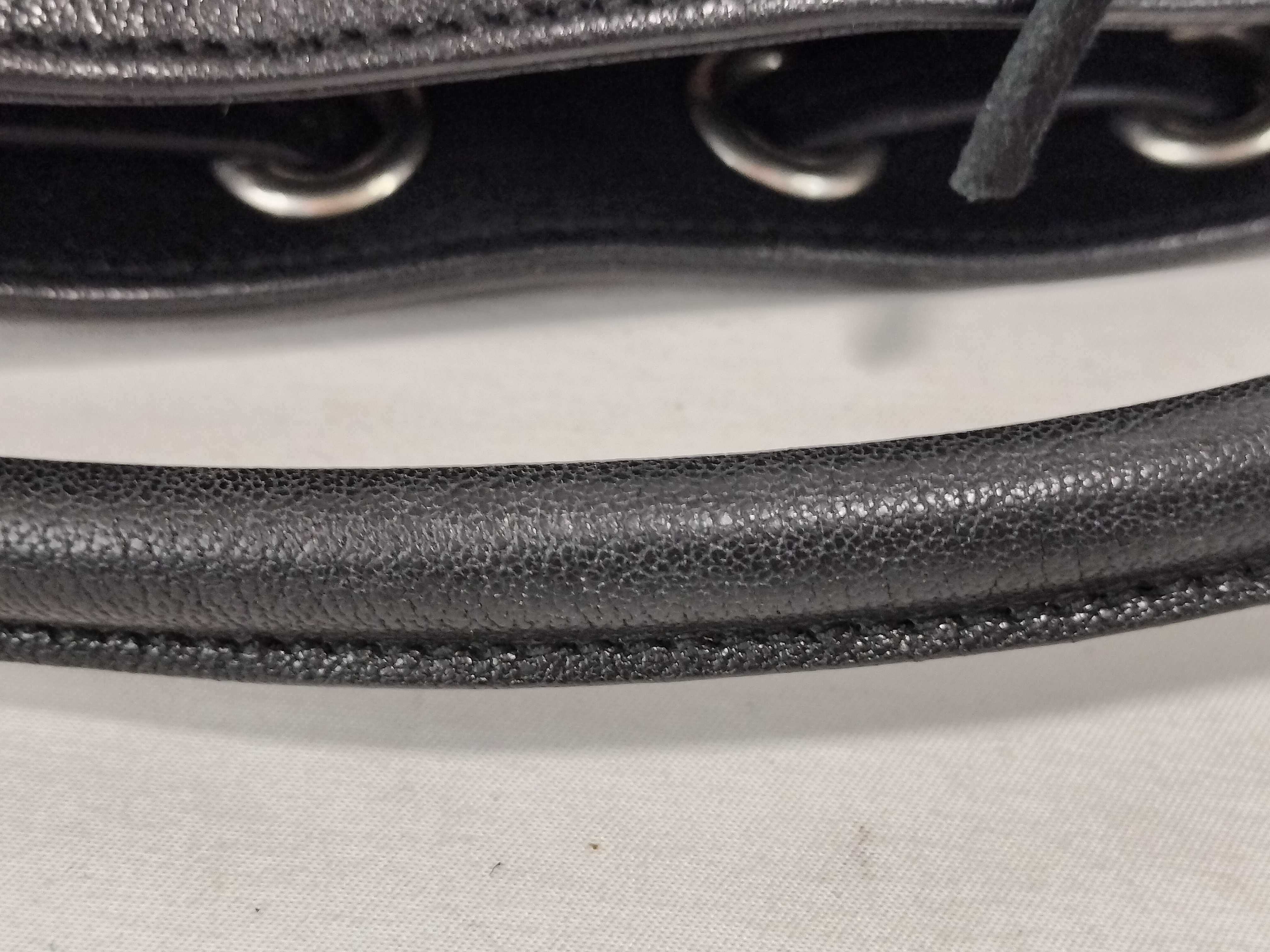 Emmanuel Leather 2-Way Handbag, Black, 357603 (Handbag) — view 4
