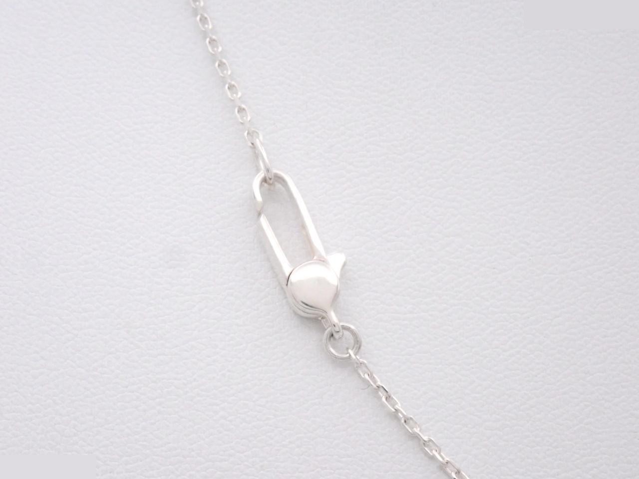 Butterfly Heart Necklace, 925 Sterling Silver, 6.9g, Chain approx. 47cm — view 2