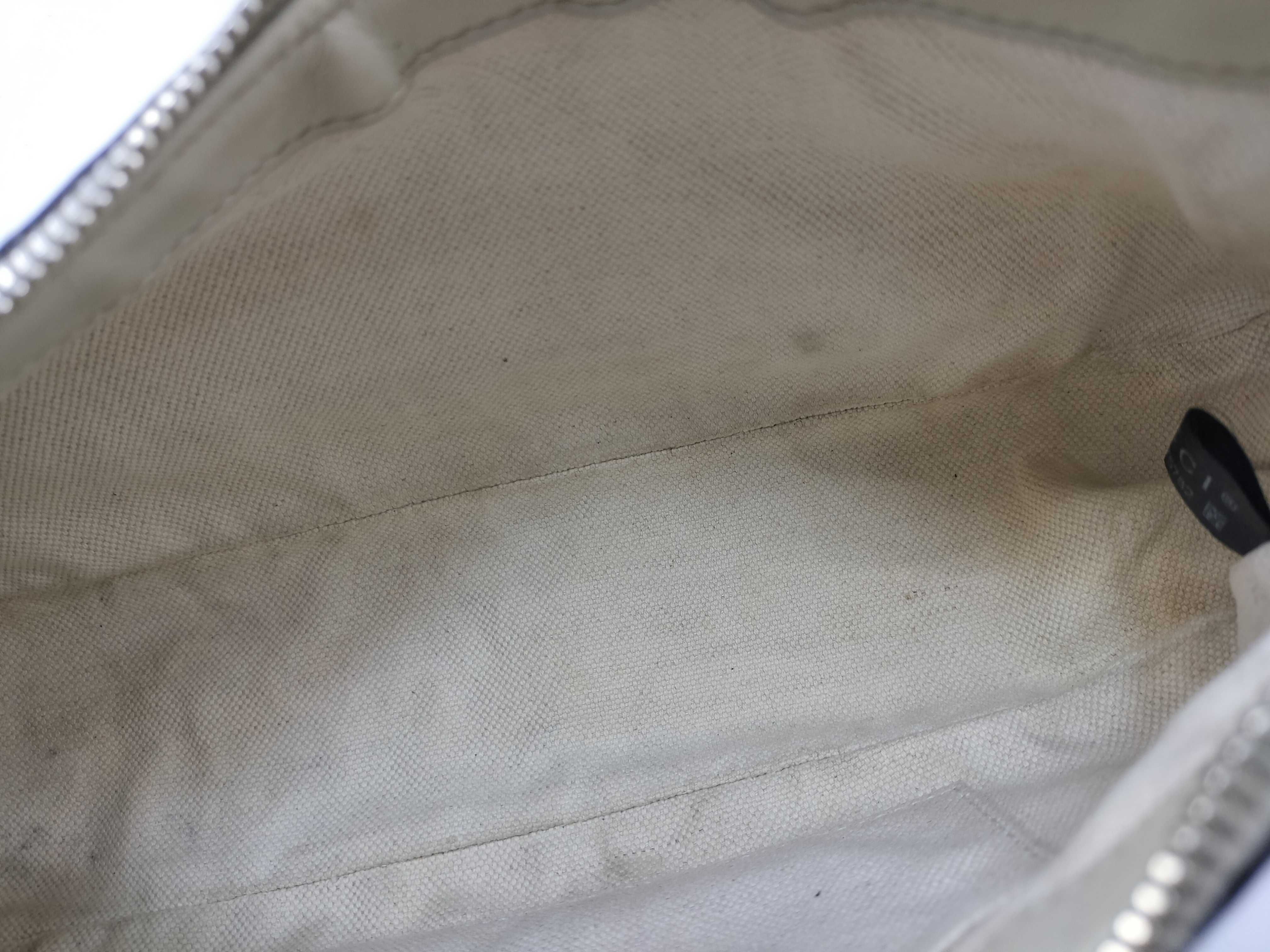 Guccissima White Leather Bow Underarm Bag Handbag — view 10