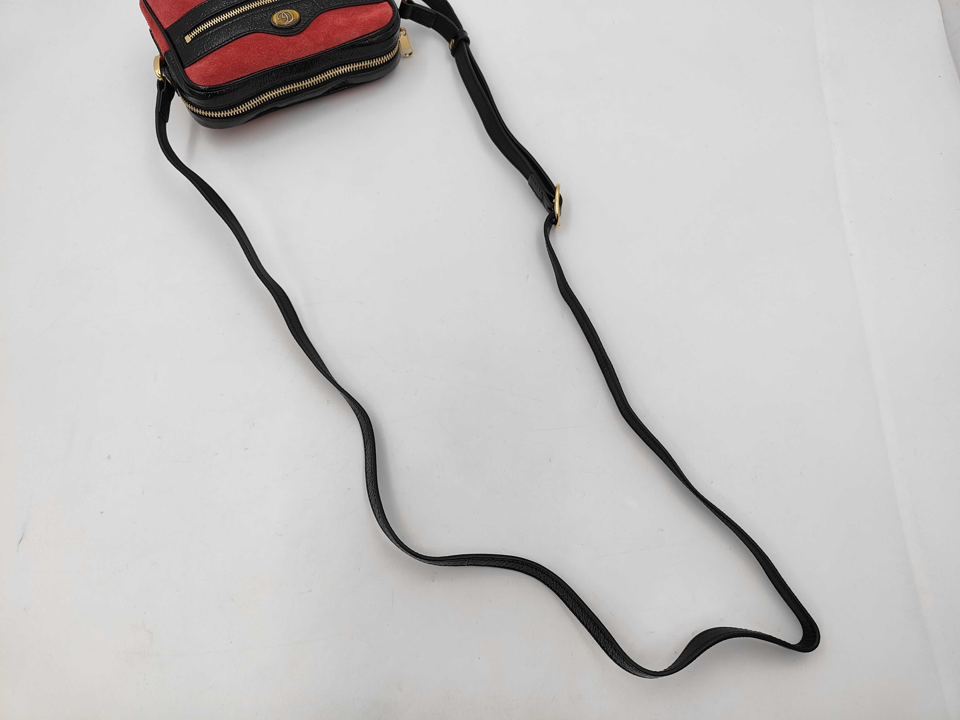 Ophidia Suede & Leather Shoulder Bag — view 3