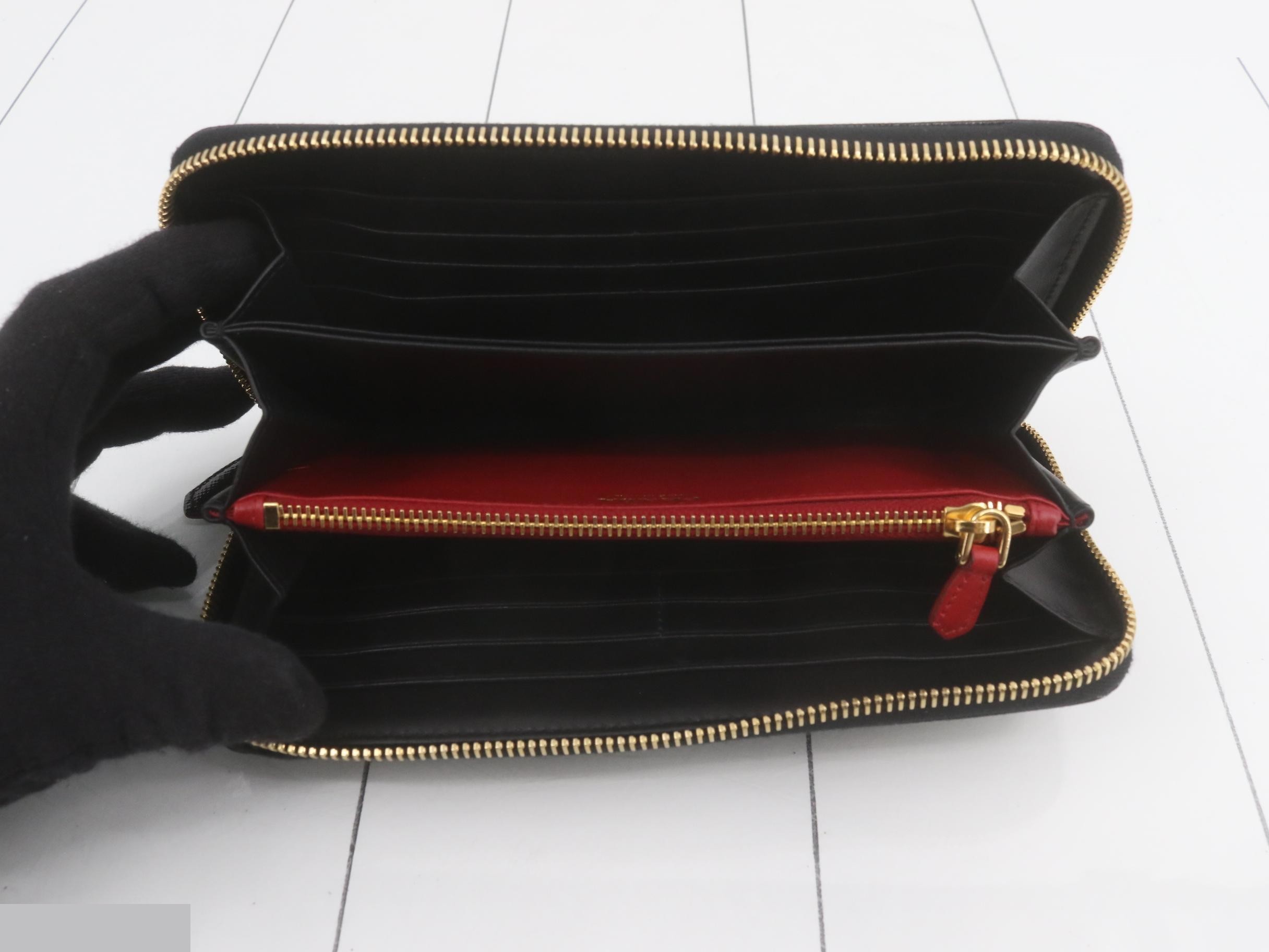 Round zipper bag/wallet, black — view 4