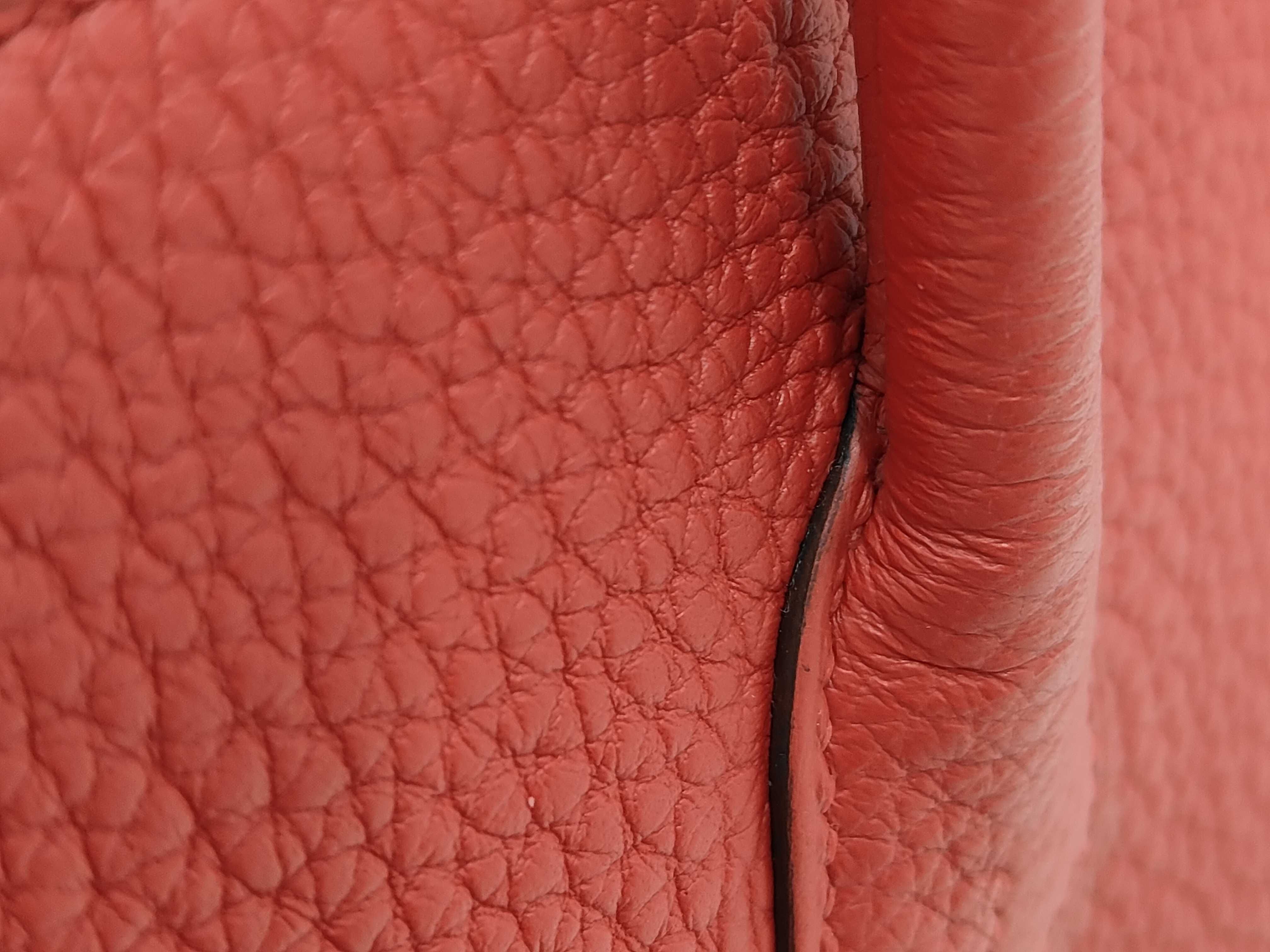 Birkin 25 Rouge Ladue Togo Silver Hardware K Stamp Handbag — view 3
