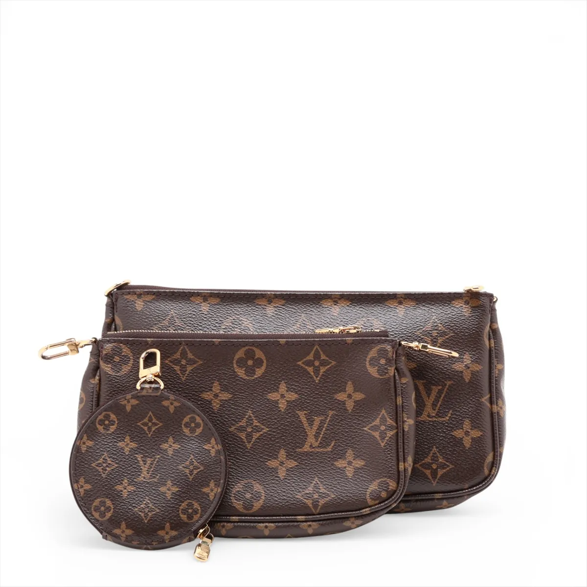 Monogram Multipochette Accessoires M44813 DR4129 Brown (RFID detected) — view 2