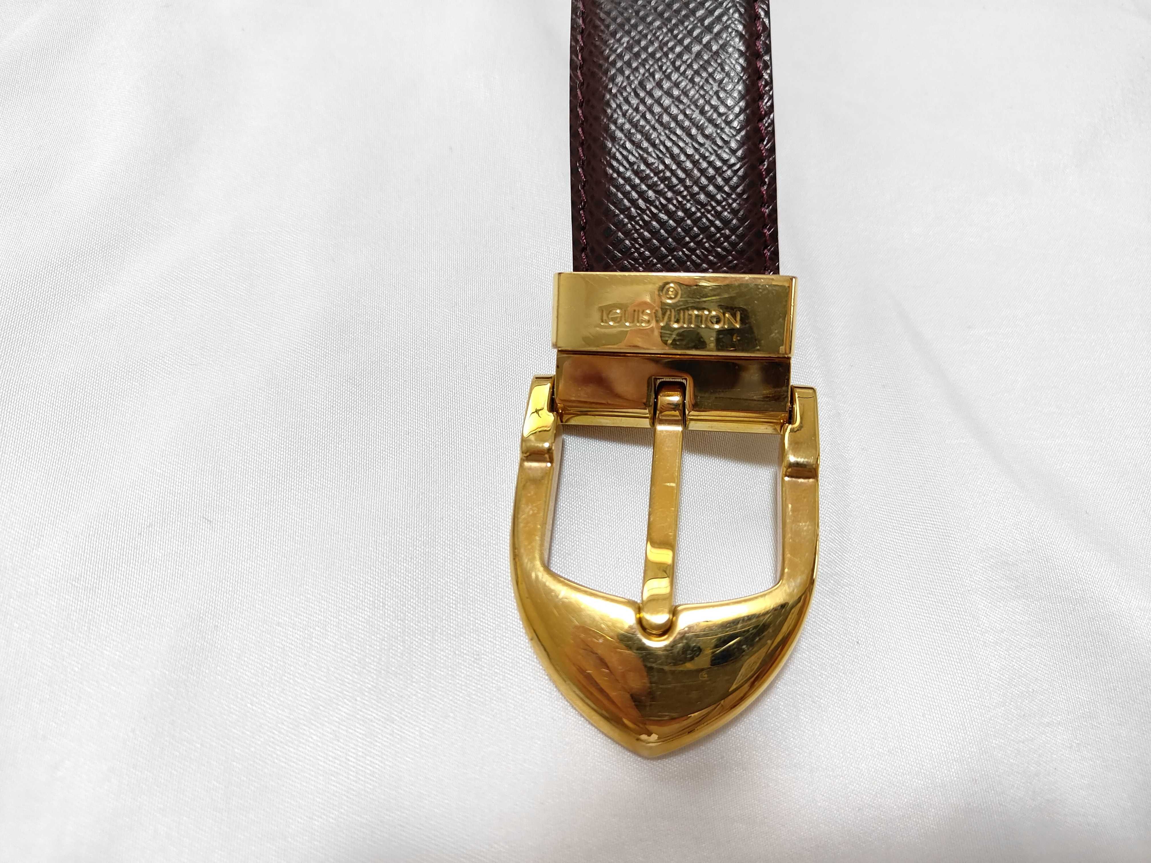 Epi Leather Belt with Gold Hardware — view 3