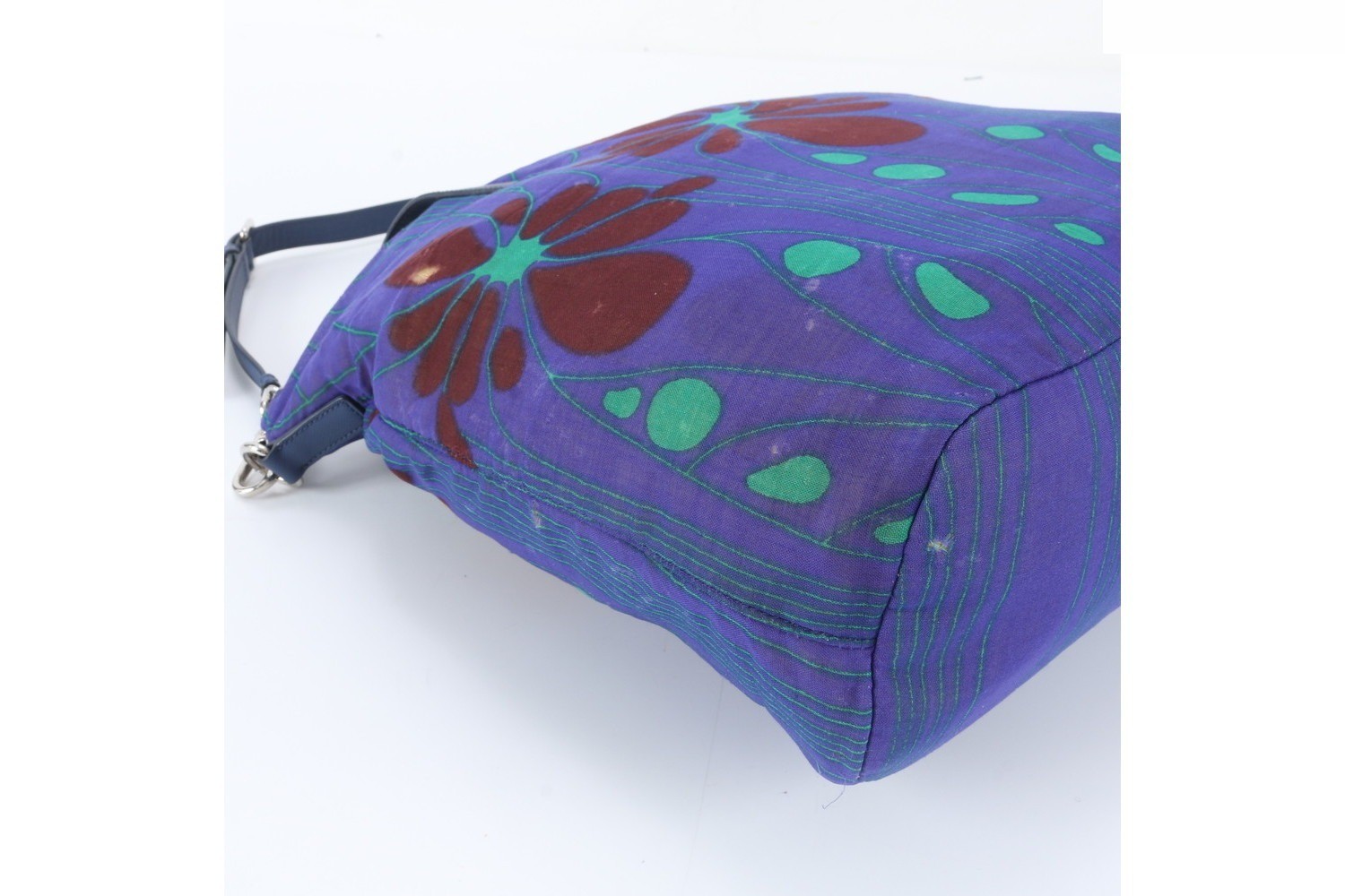 Leather Flower 2-Way Shoulder Bag — view 6