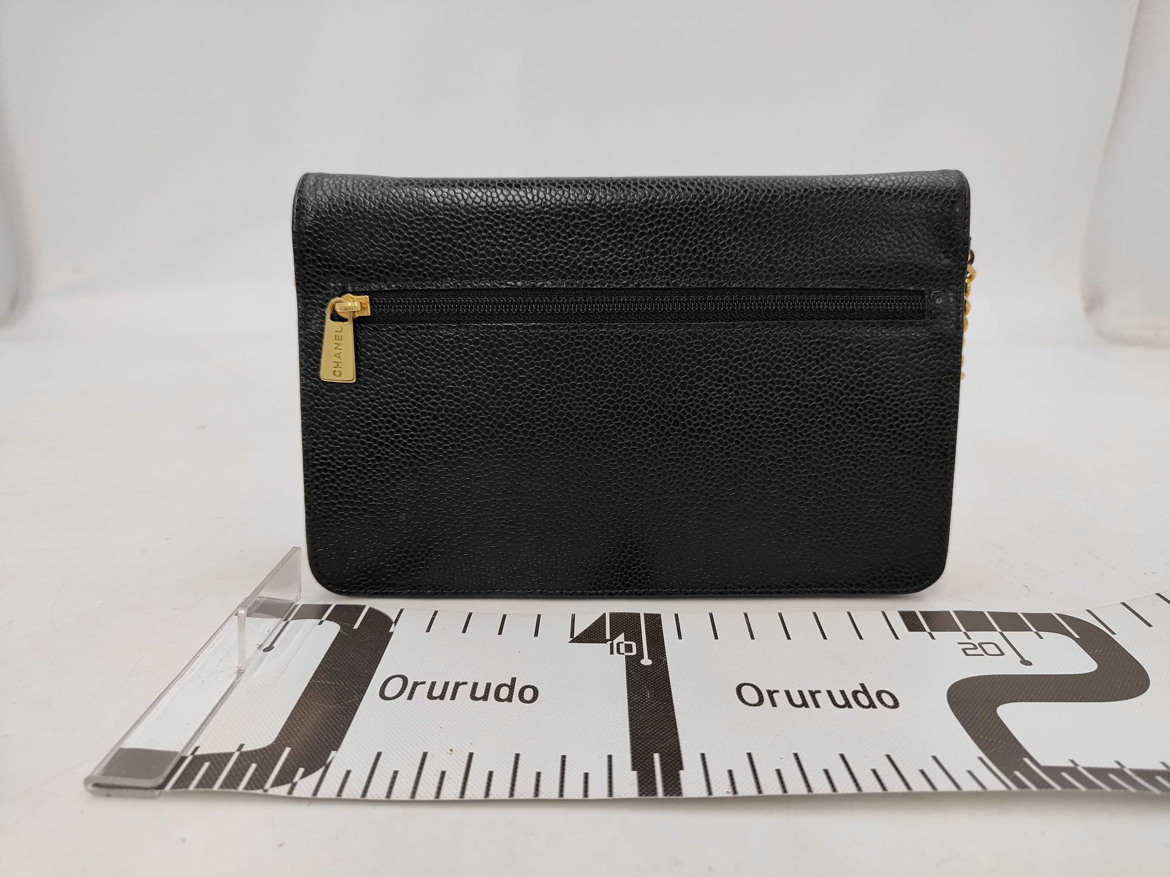 Chain Wallet Caviar Black GP Shoulder Bag — view 2