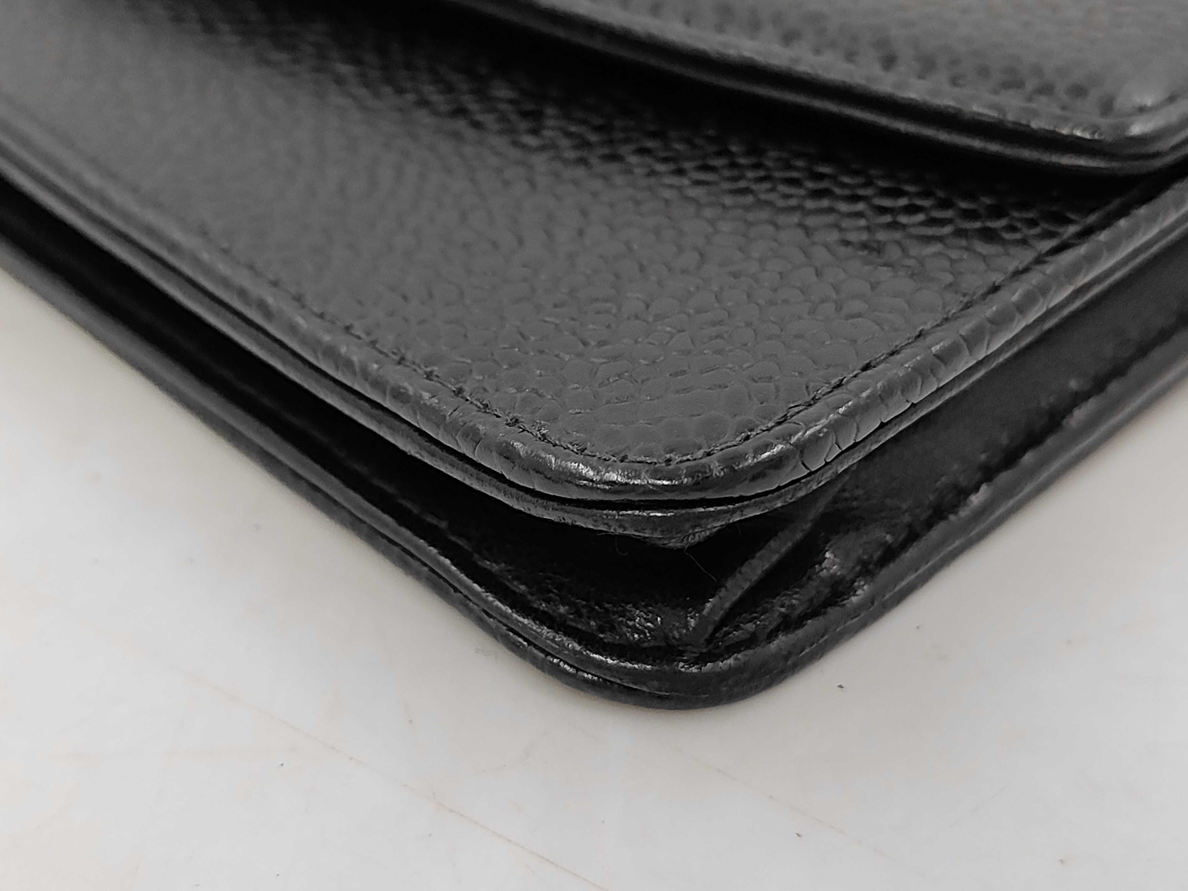 Chain Wallet Caviar Black GP Shoulder Bag — view 6