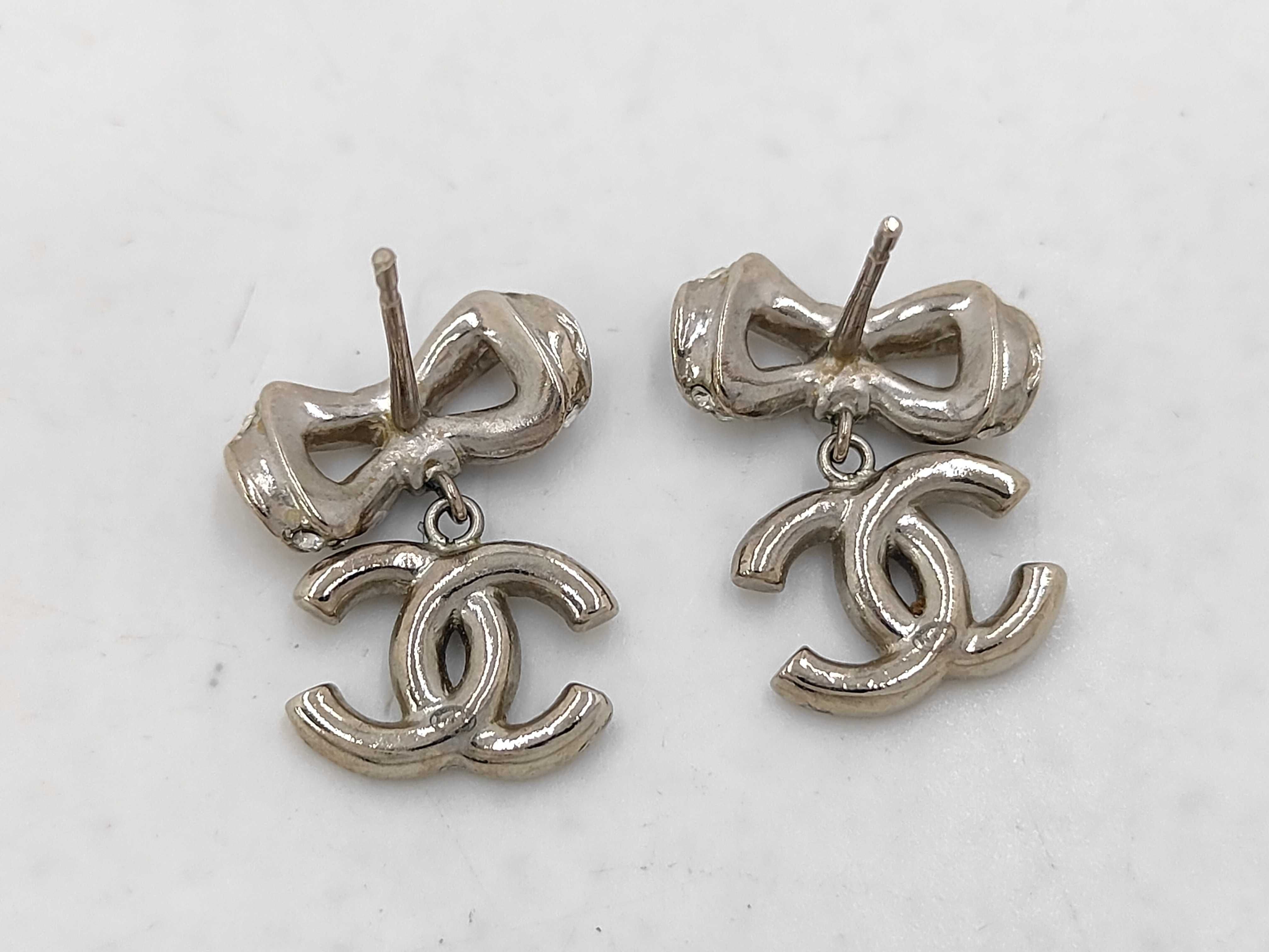 Ribbon Coco Silver Pe Earrings — view 2