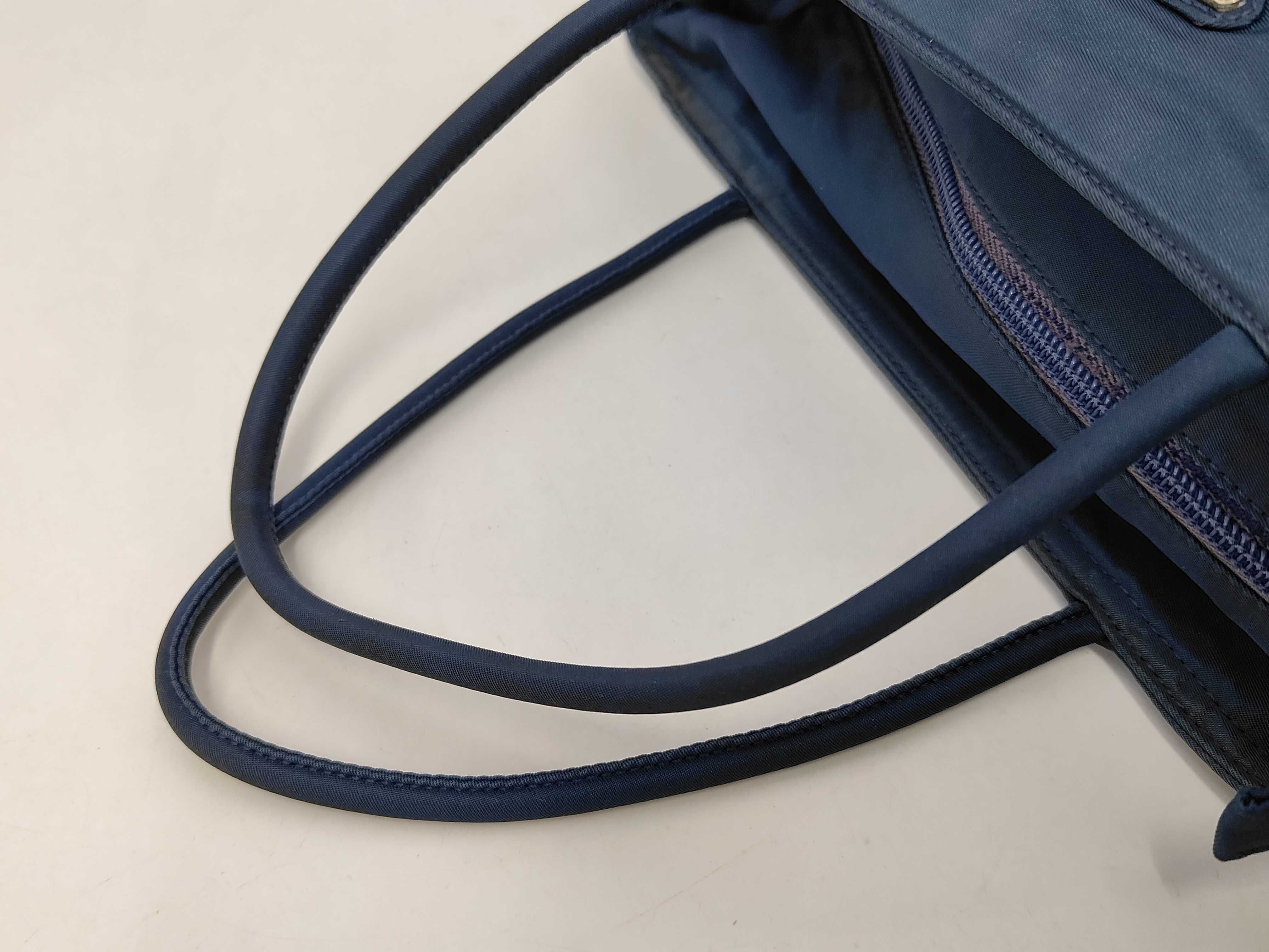 Nylon Tote Bag, Navy — view 3