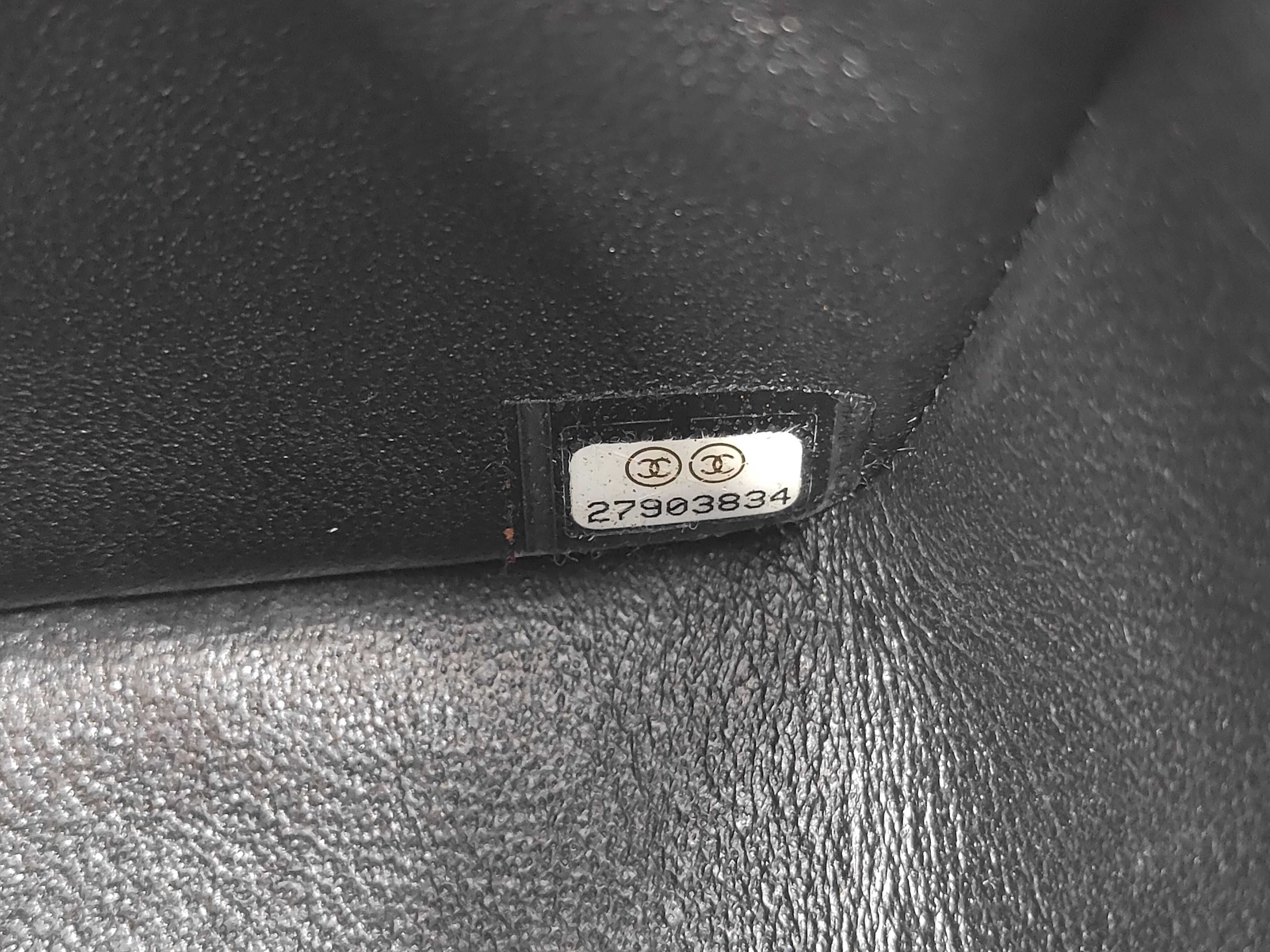 Lambskin Black Mini Matelassé Shoulder Bag (Serial Number 27) — view 14