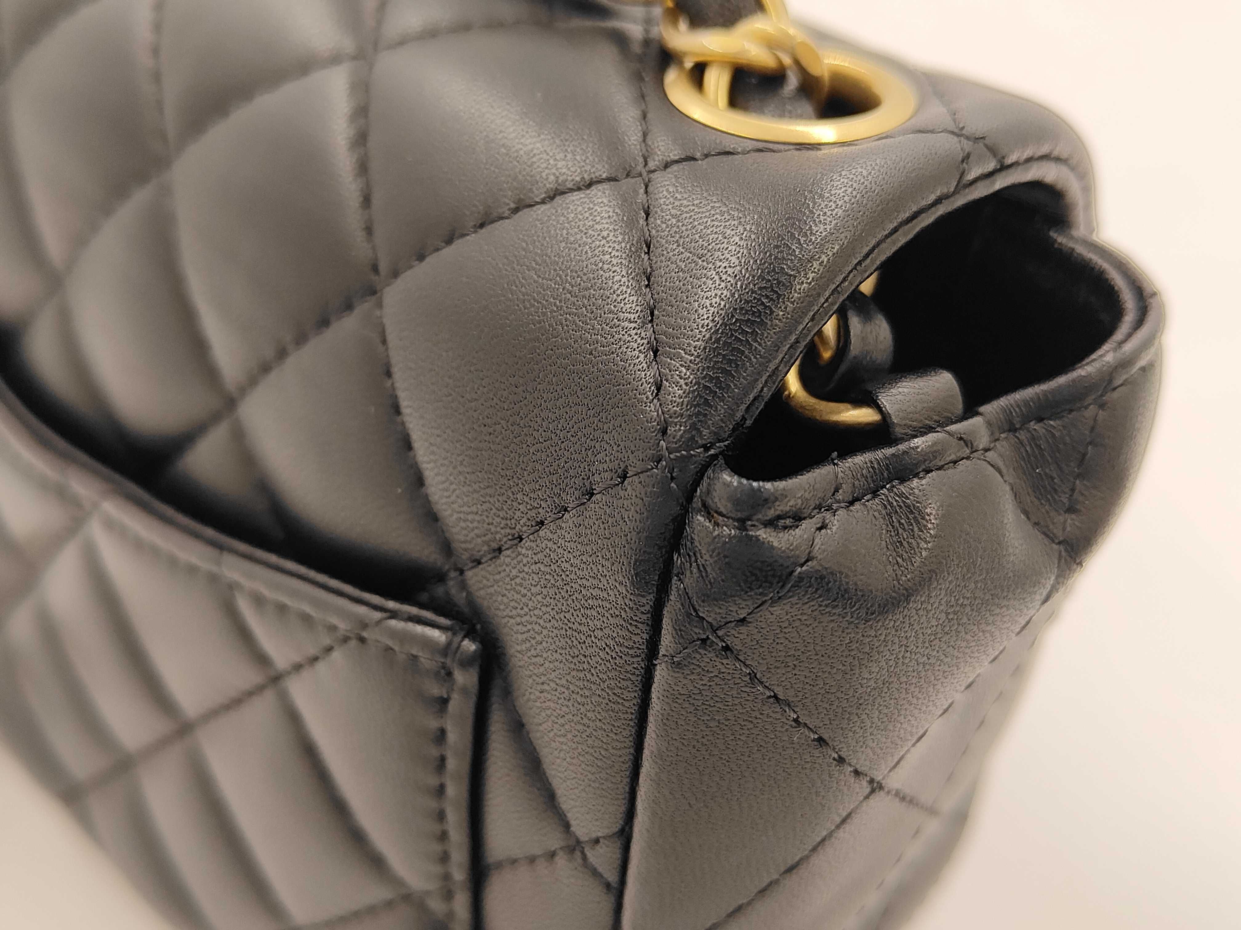 Lambskin Black Mini Matelassé Shoulder Bag (Serial Number 27) — view 9