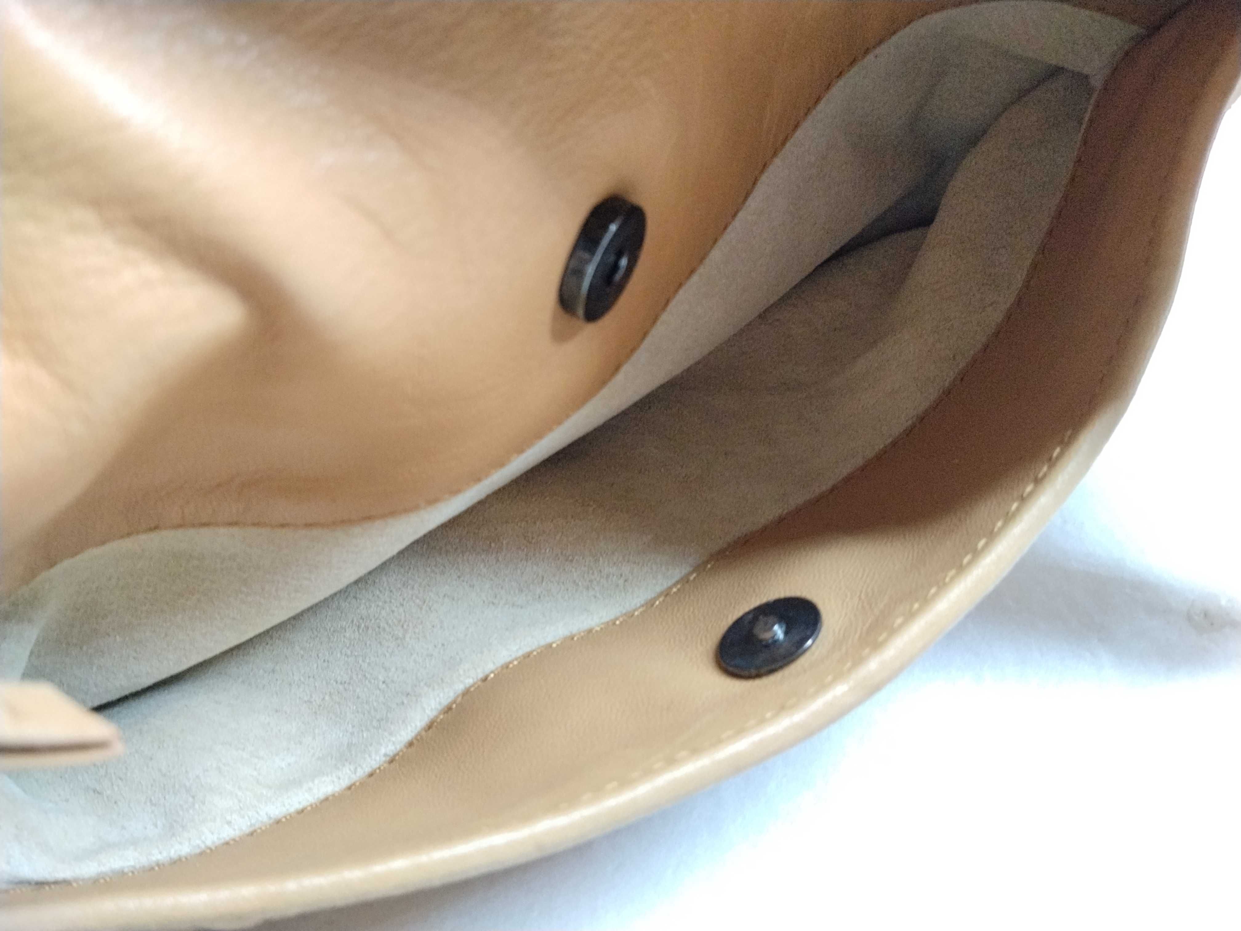 Intrecciato Beige Shoulder Bag with Mirror — view 13