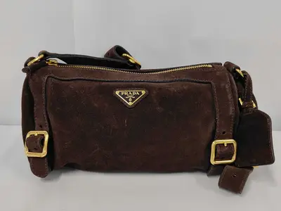 Bonnie Small Suede Shoulder Bag