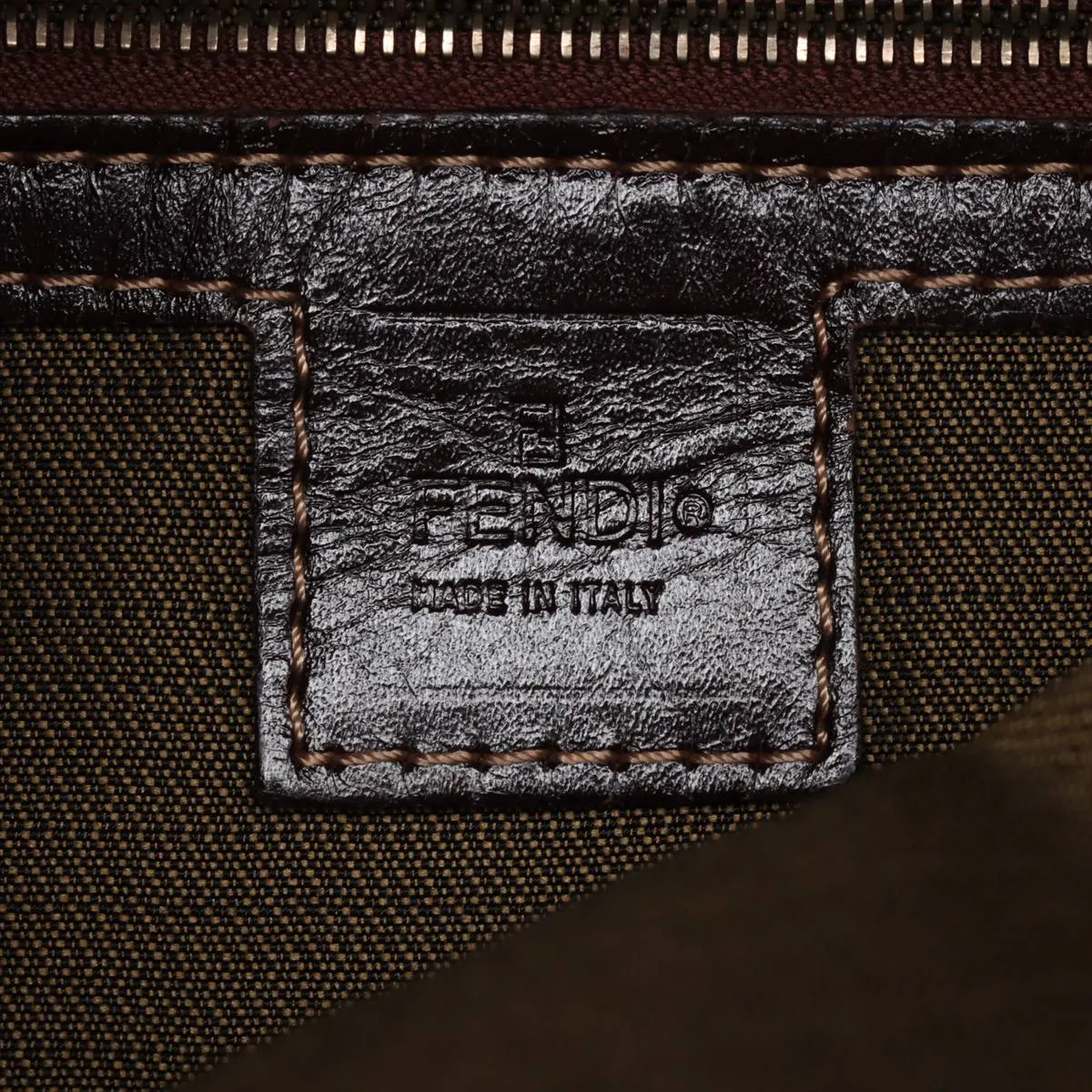 Zucca Canvas Handbag Brown — view 9