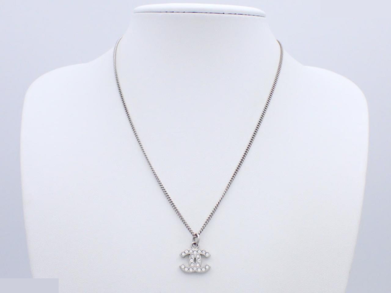 Coco Mark 03V Necklace, Rhinestone, Chain approx. 42cm — view 3