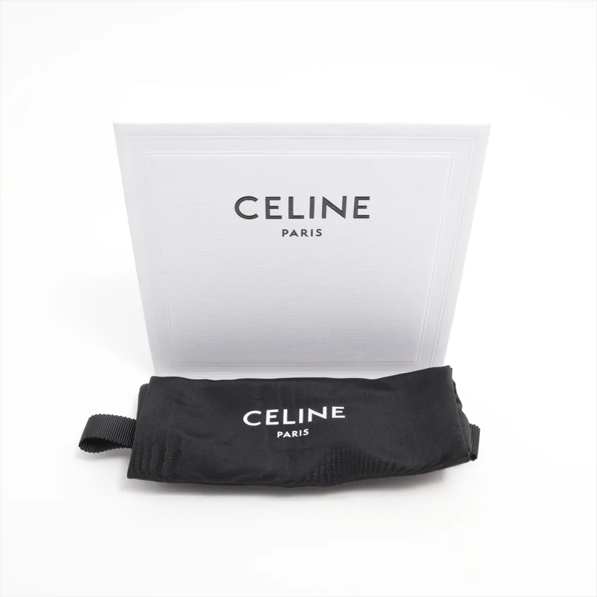 Triomphe Belt 85 Leather Black x Silver Out of shape — view 6
