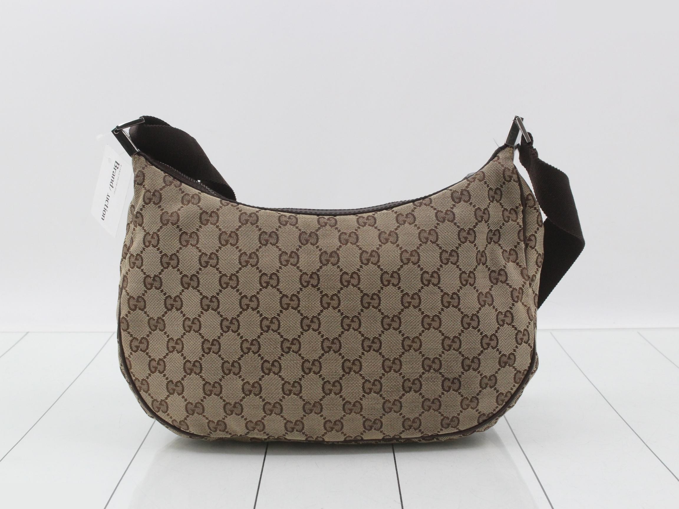 Shoulder bag, GG canvas, beige, 122790 — view 2
