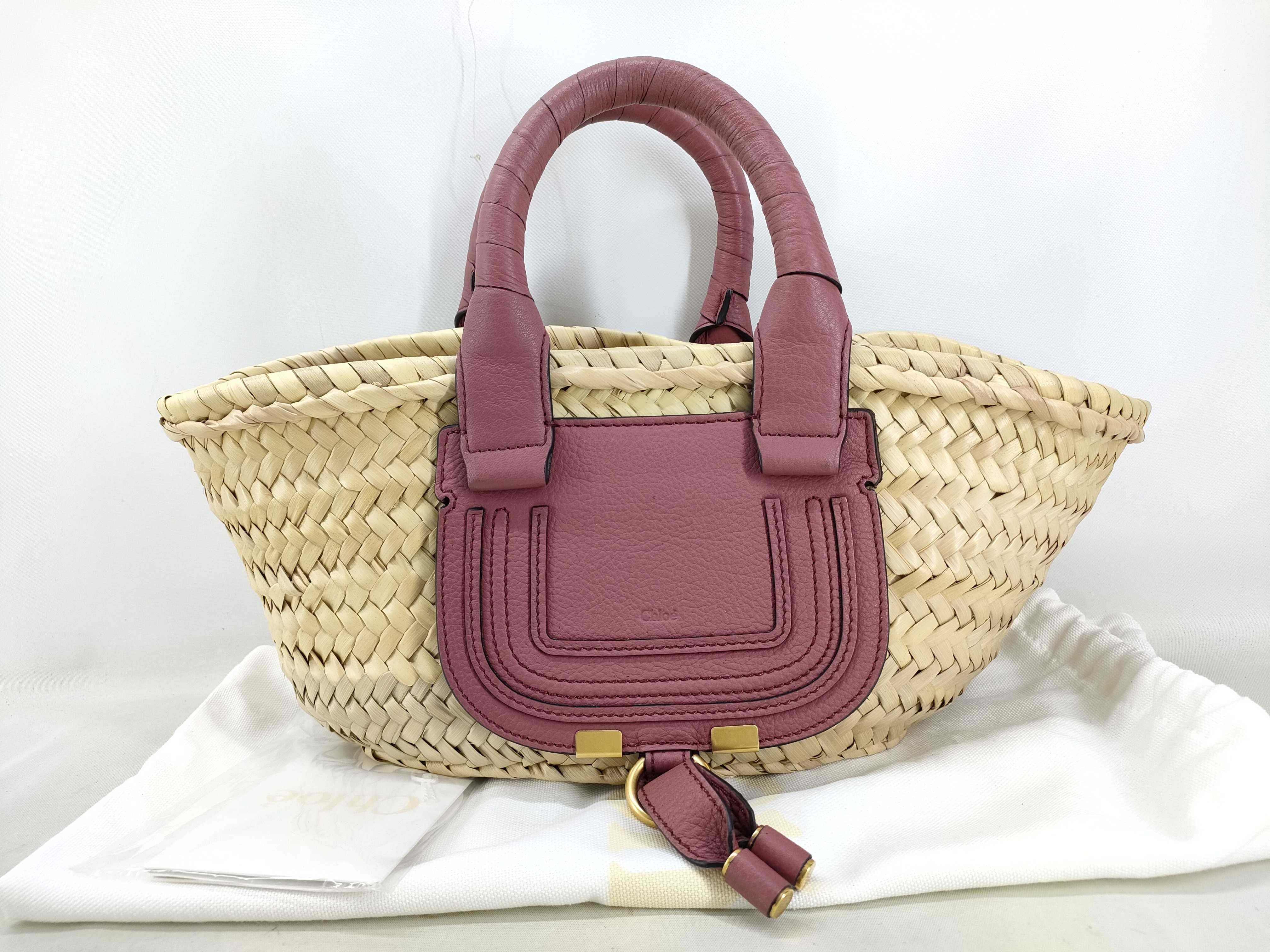 Marcie Raffia Handbag Bucket Bag